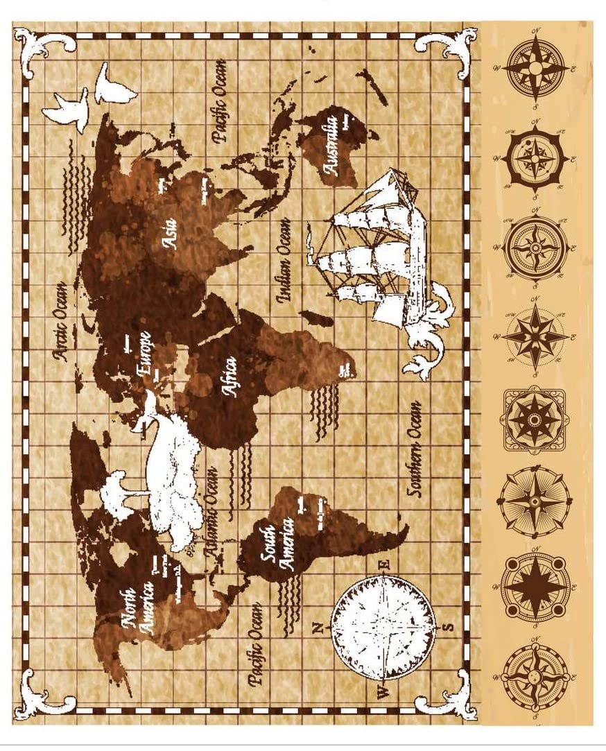 Vintage Water Transfer Decal Sheets for DIY Art & Crafts with Kids - Beautiful Designs for MDF, Metal, Plastic, Leather, Marble, Glass & Laminate | Perfect for Home Decor, Scrapbooking & Personalized Gifts