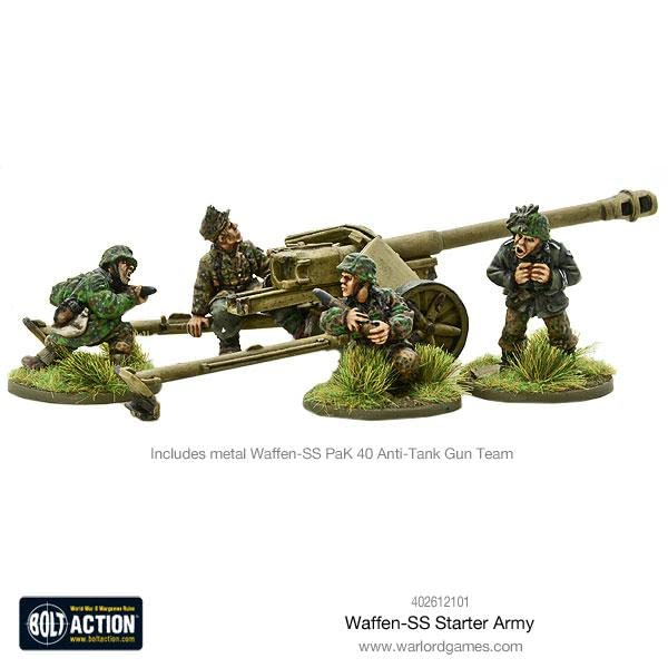 Warlord Games Bolt Action: Waffen SS Starter Army - WWII German Miniature Wargaming Set for Tabletop Battles & Historical Strategy Games