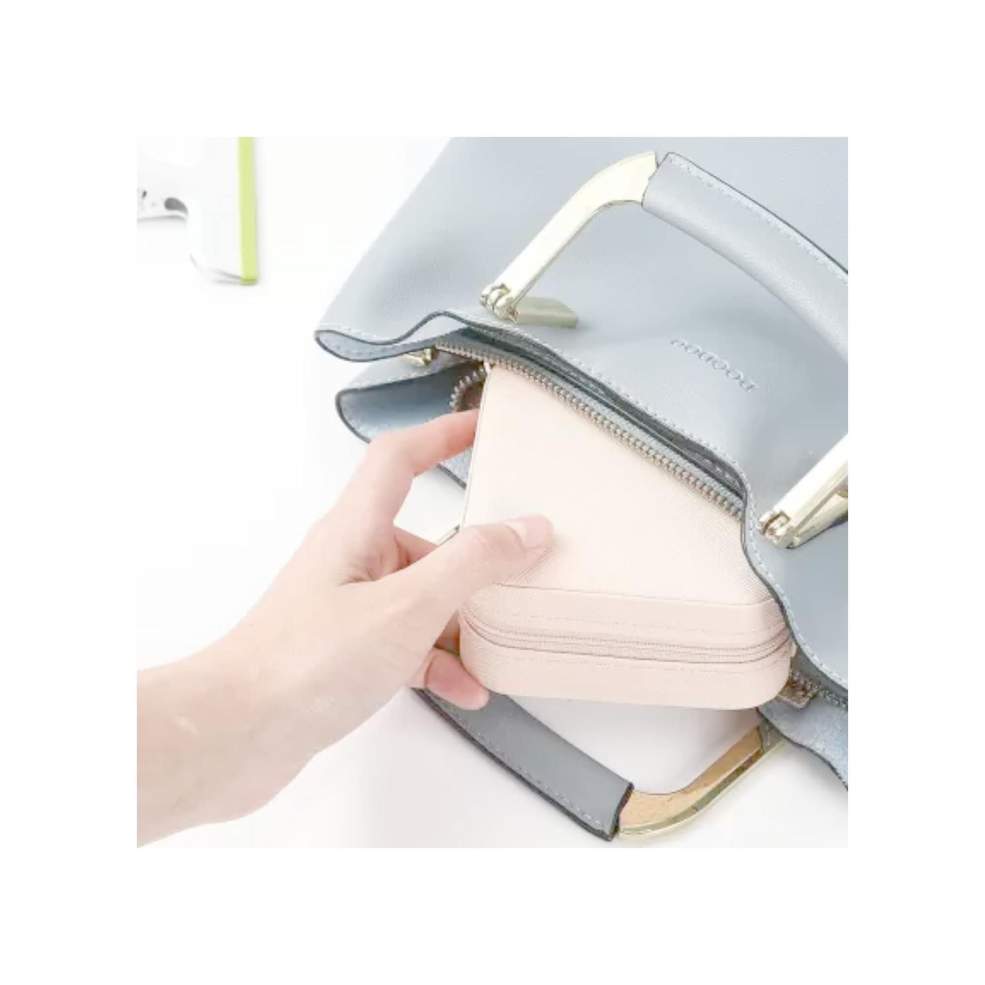 RK RETAILER Women's Cosmetic Pouch - Travel Makeup Organizer & Toiletry Bag for Accessories | Perfect for Travel, Gym, and Daily Beauty Storage
