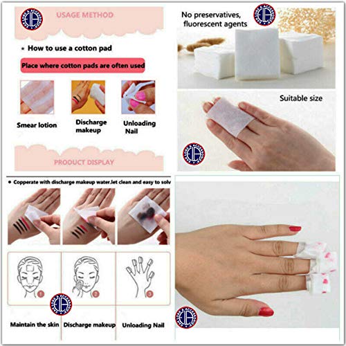 Premium Cotton Pads for Ear Lobe Care - 200 Pack Soft Multicolor Wipes (50g) | Gentle Makeup Remover, Piercing Aftercare & Skincare Essentials