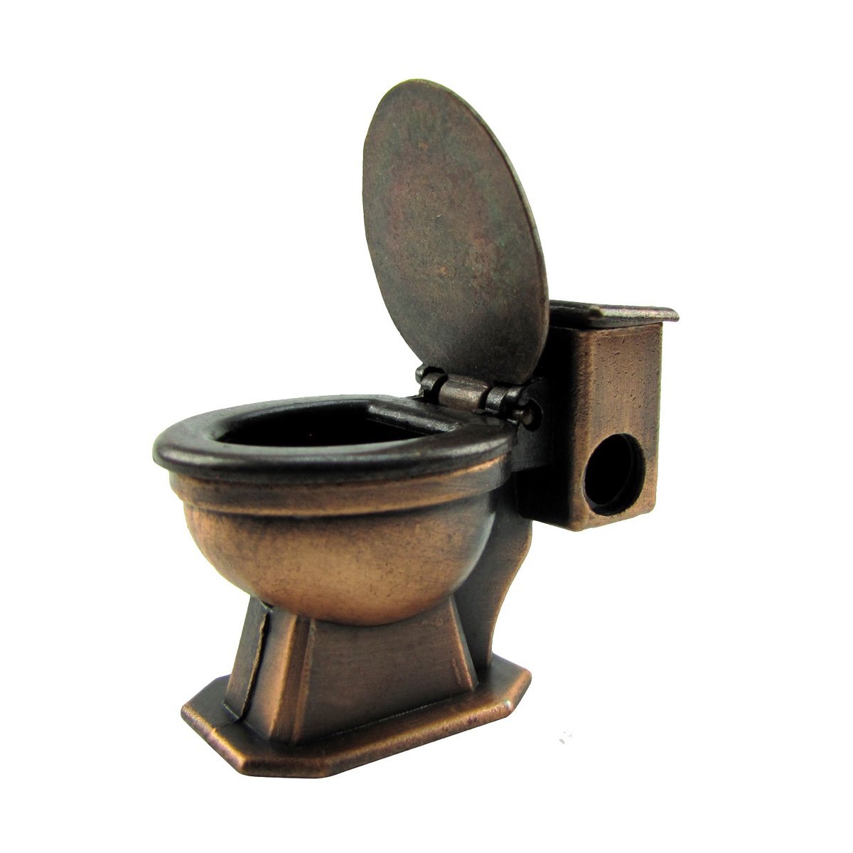 Mini Toilet Pencil Sharpener - Fun Die-Cast Novelty for School & Office