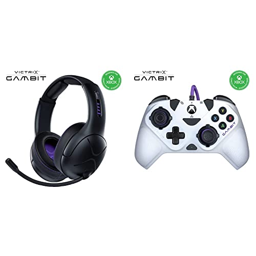 Victrix Gambit - World's Fastest Licensed Xbox Controller | Elite Esports Design | Wireless & Wired Gaming Headset with Mic | Perfect for Competitive Gaming & Streaming