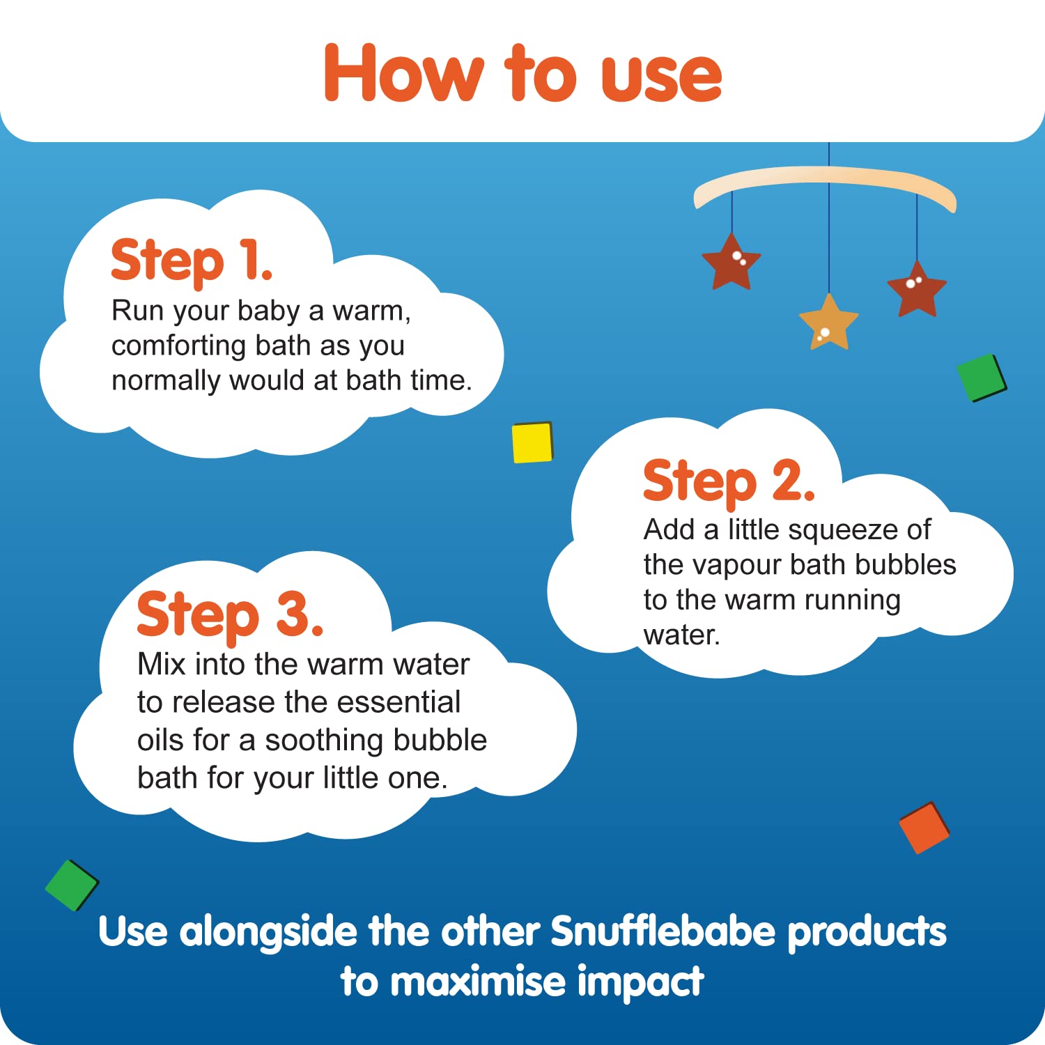 Snufflebabe Baby Bath Bubble Soap - 250ml for Gentle Cleansing & Relaxing Bath Time | Hypoallergenic & Tear-Free Formula