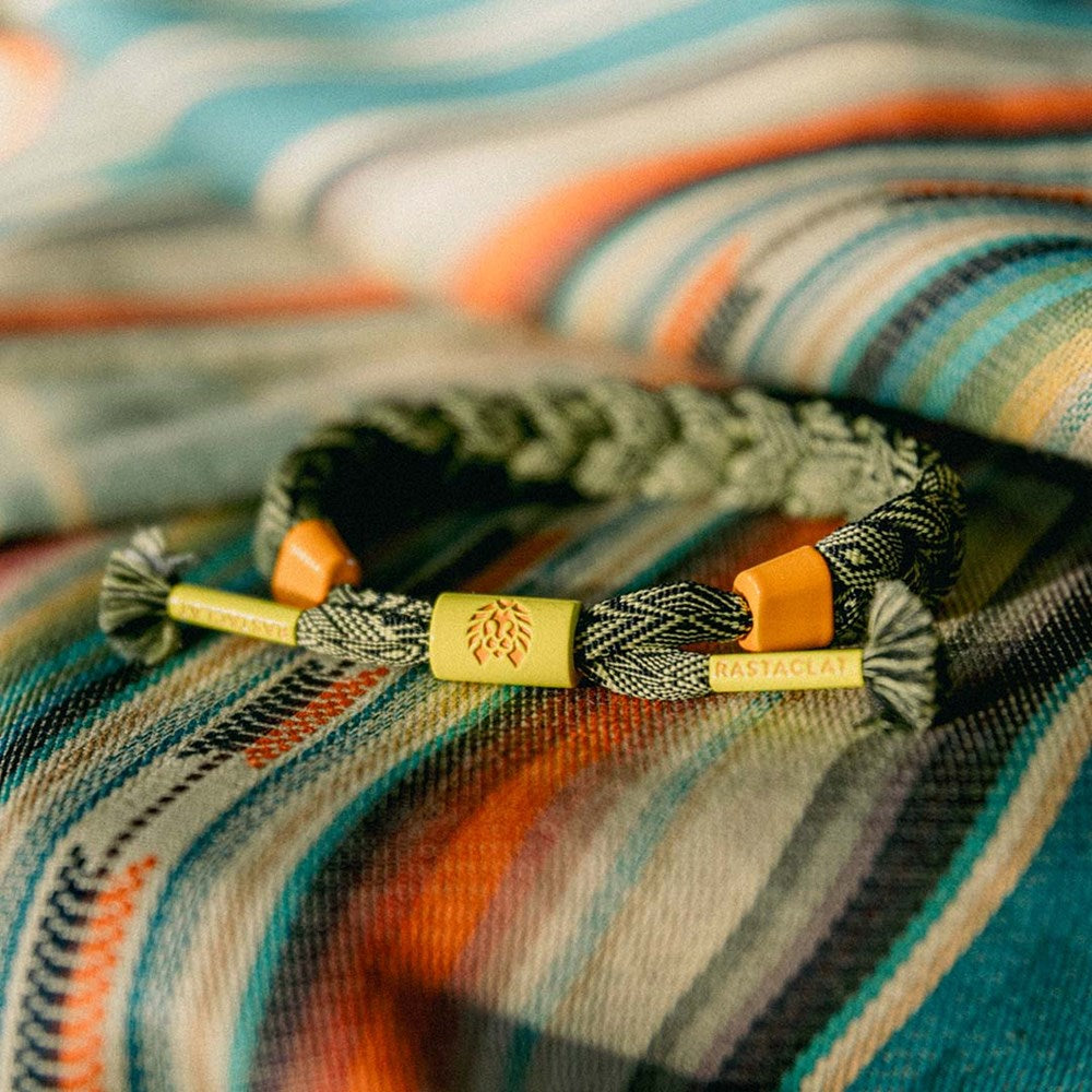 Rastaclat Lime Light Bracelet - Adjustable M/L Size - Stylish Wristband for Men & Women - Perfect for Fitness, Sports & Everyday Wear