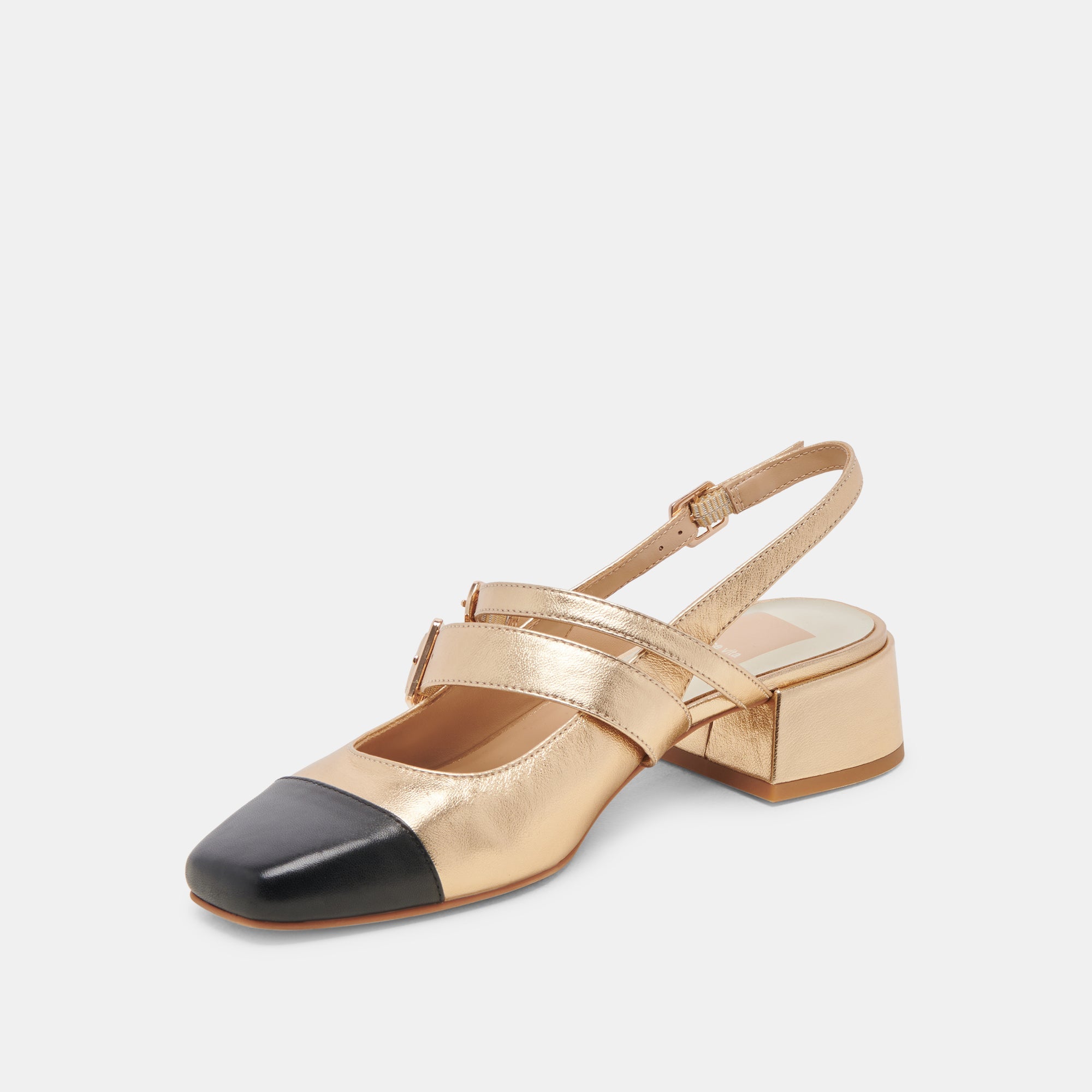 PATZY Gold Multi Leather Heels - Stylish Women's High Heels for Parties, Weddings & Evening Events | Comfortable & Fashionable Dress Shoes