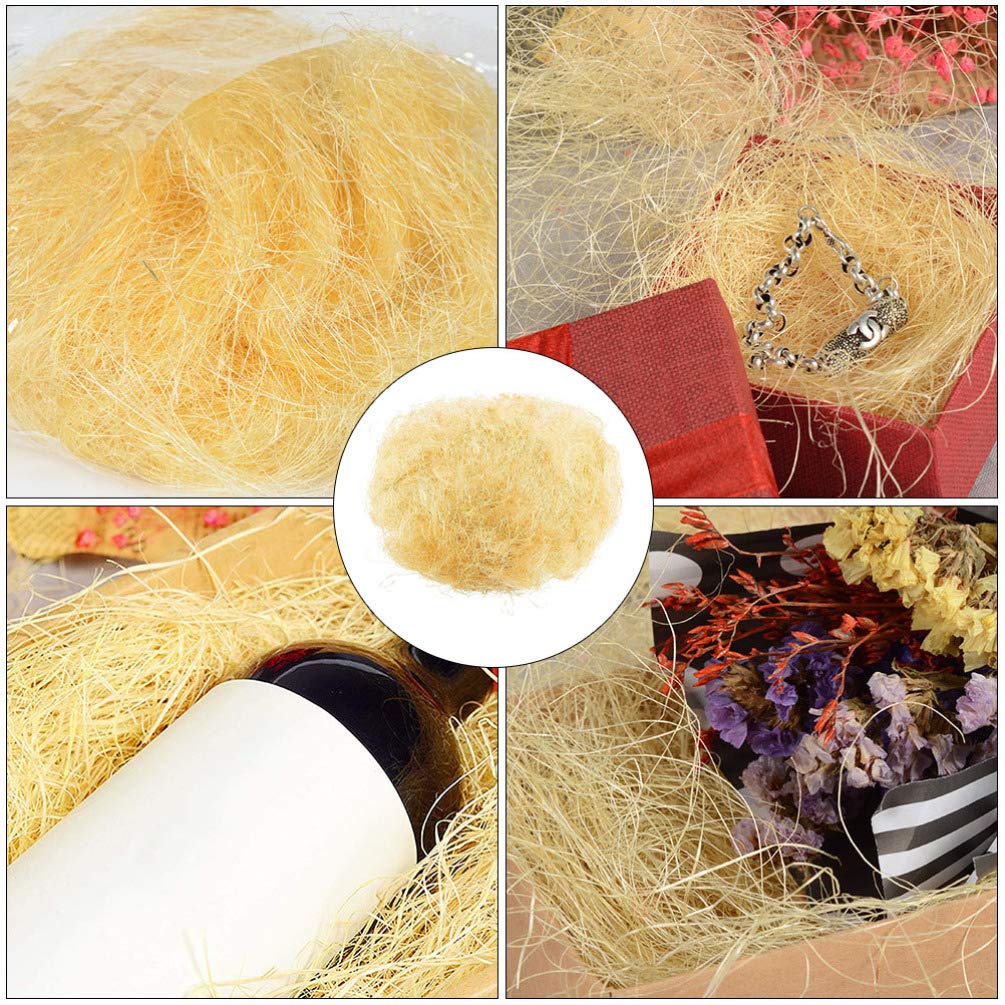 POPETPOP 3-Pack Chicken Coop Grass Nest Mats - Natural Jute Silk Filler for Decor, Party & Wedding Supplies | Eco-Friendly Box Filling Material | Flexible Jute Wire for DIY Crafts, Farmhouse Decor & Event Styling