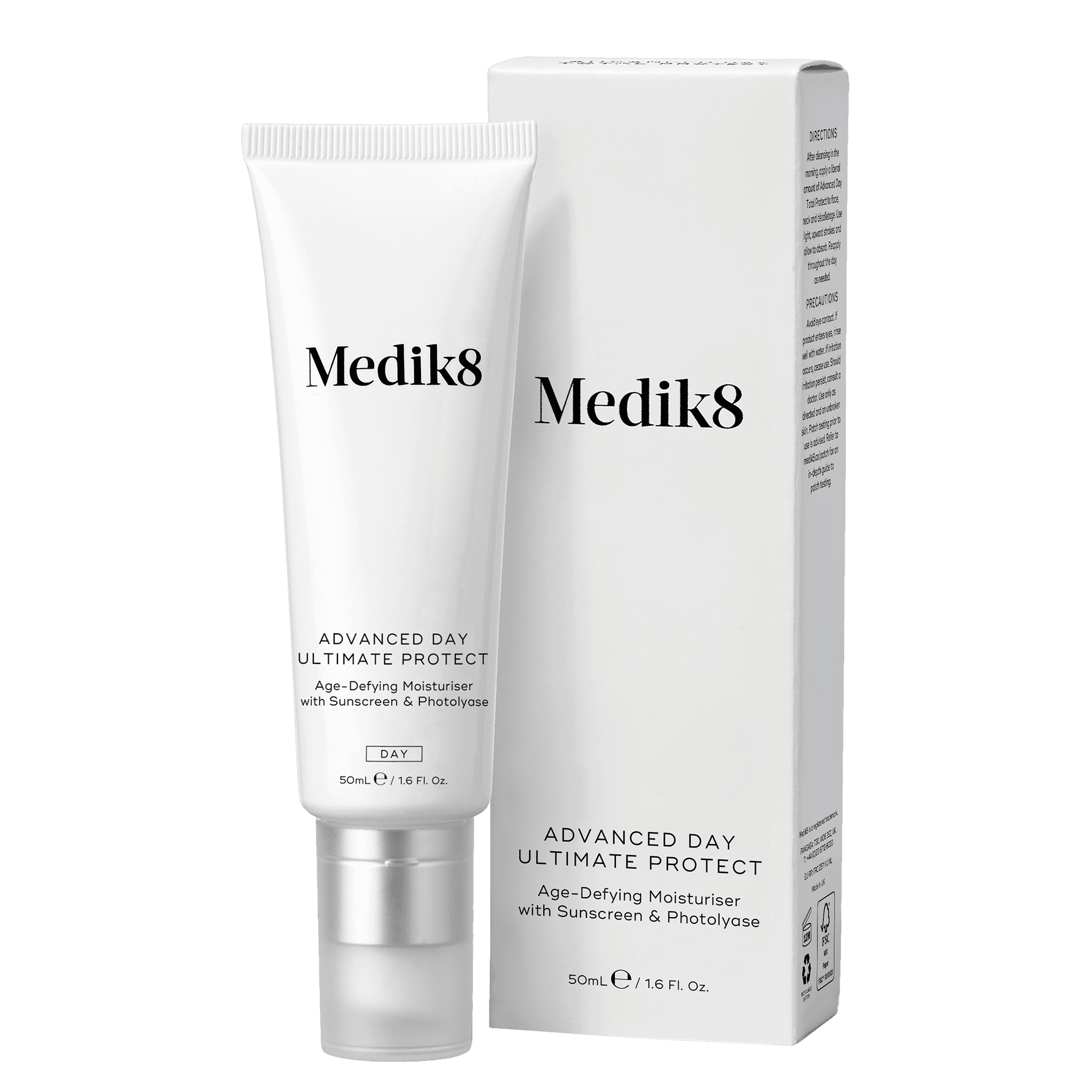 Medik8 Advanced Day Ultimate Protect SPF 30 Moisturizing Face Cream - Anti-Aging Daily Sunscreen for Women & Men - Hydrating Day Cream for Dry, Sensitive Skin | Perfect for Daily Skincare Routine & Outdoor Activities