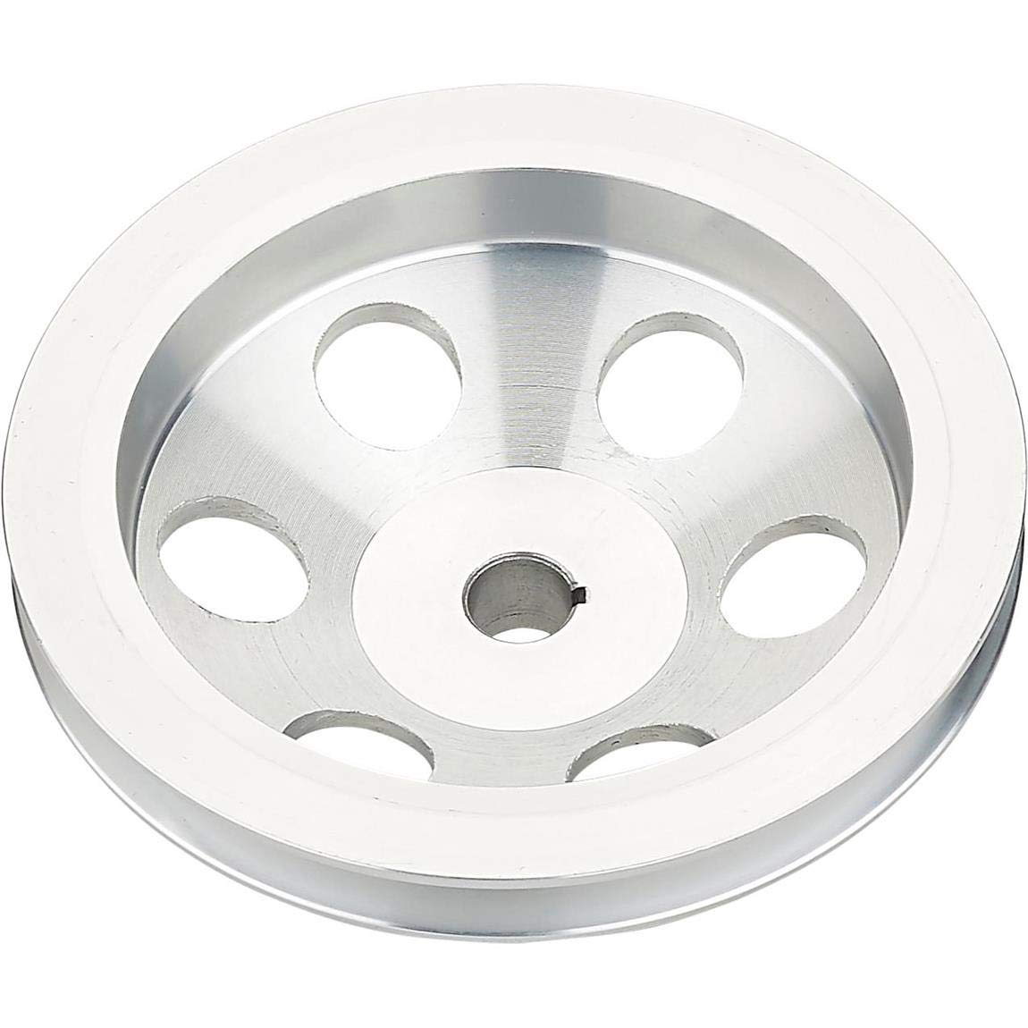 High-Performance Single Groove Power Steering Pump Pulley - CNC Billet Aluminum for Short Pump Applications - Perfect for Automotive Upgrades & Racing Modifications