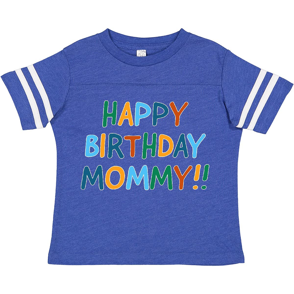 Inktastic Happy Birthday Mommy Toddler T-Shirt - Cute Birthday Outfit for Kids, Baby Boy & Girl Gifts - Perfect for Birthday Parties, Family Photos & Special Occasions