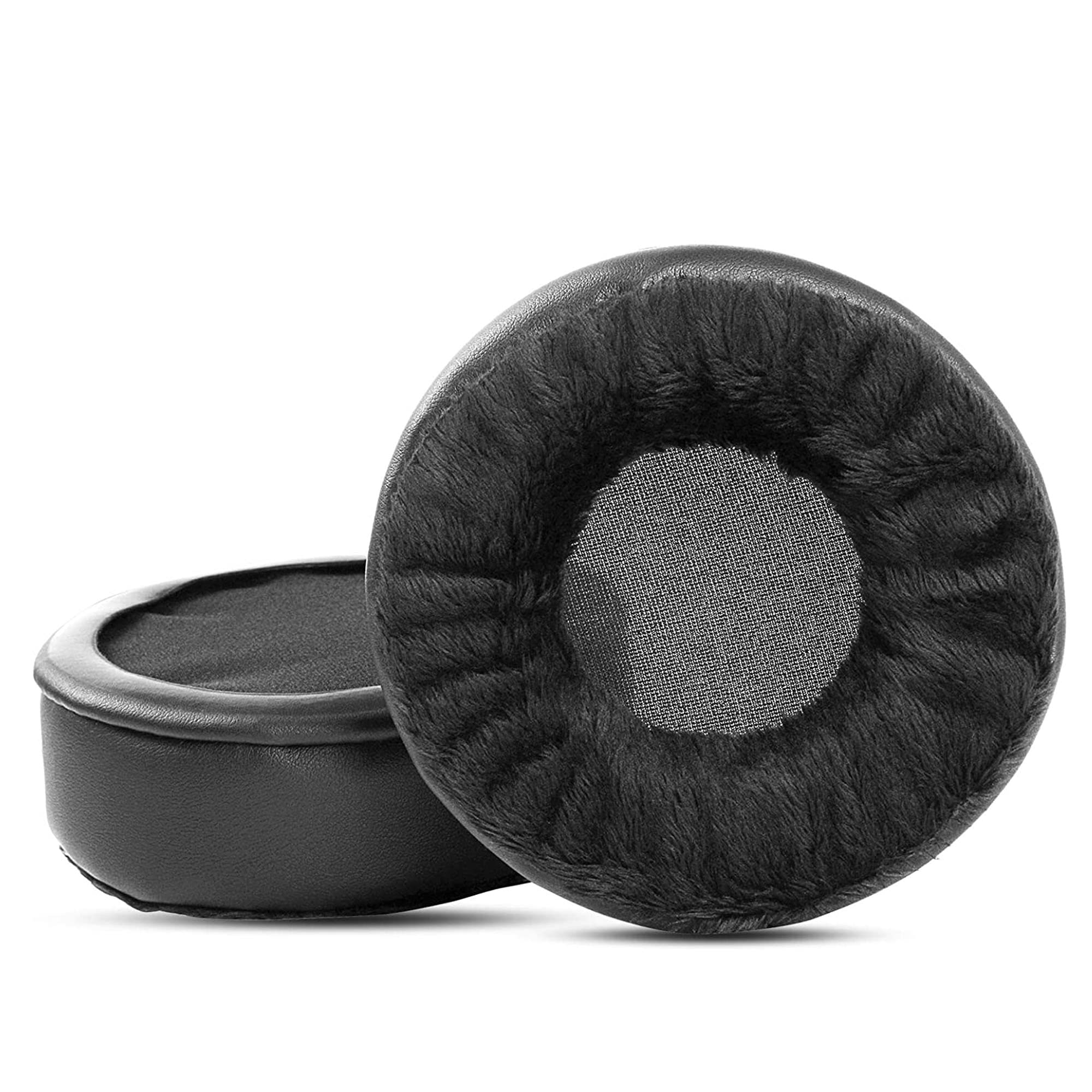 Premium Replacement Earpads for Audio-Technica Headphones - Soft Breathable Fabric & Memory Foam Cushions (Black) - Perfect for Studio Monitoring, Gaming & Long Listening Sessions