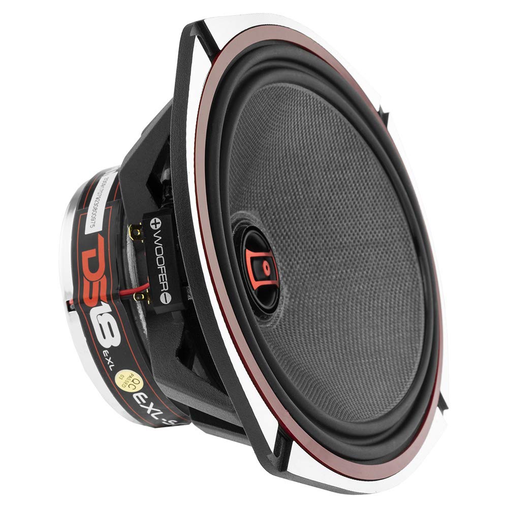 DS18 EXL-SQ6.9 6x9 Inch 2-Way Coaxial Car Speakers - 560W Peak Power, High Sound Quality with Glass Fiber Cones & Superior Bass Response - Sleek Compact Design - Perfect for Car Audio Upgrades & Enhanced Music Experience (Set of 2)