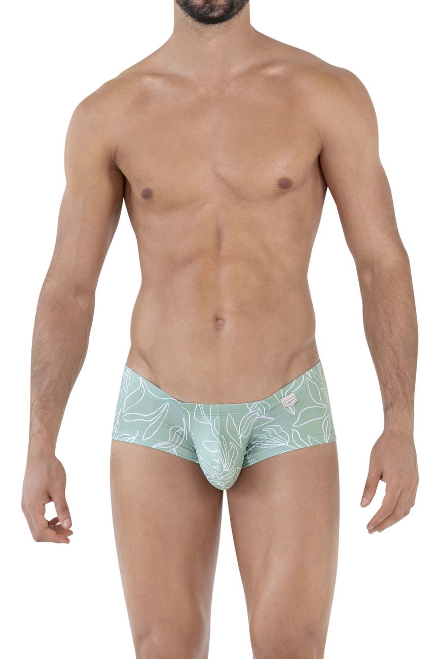 Premium Australian Latin Trunks - Olive Green & Dark Green 3-Pack | Comfortable Swim Briefs for Beach, Pool & Gym Workouts