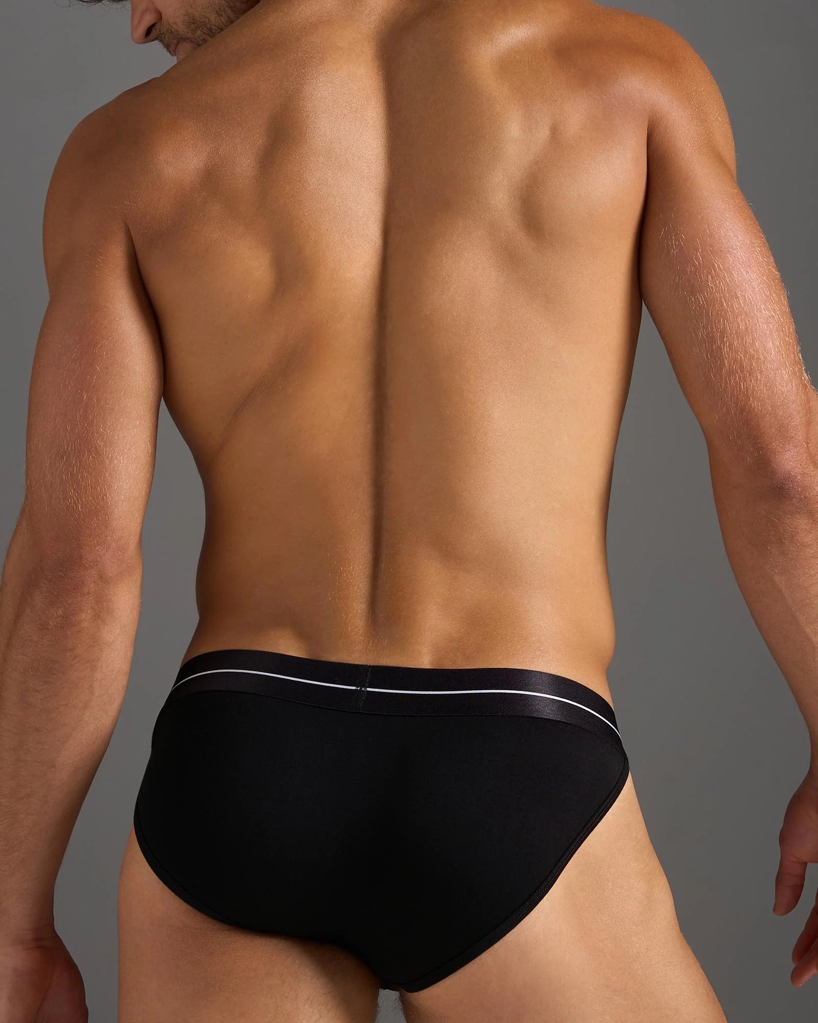 Teamm8 Icon Sport Brief Modal Black - Comfortable Men's Underwear for Gym, Running & Daily Wear