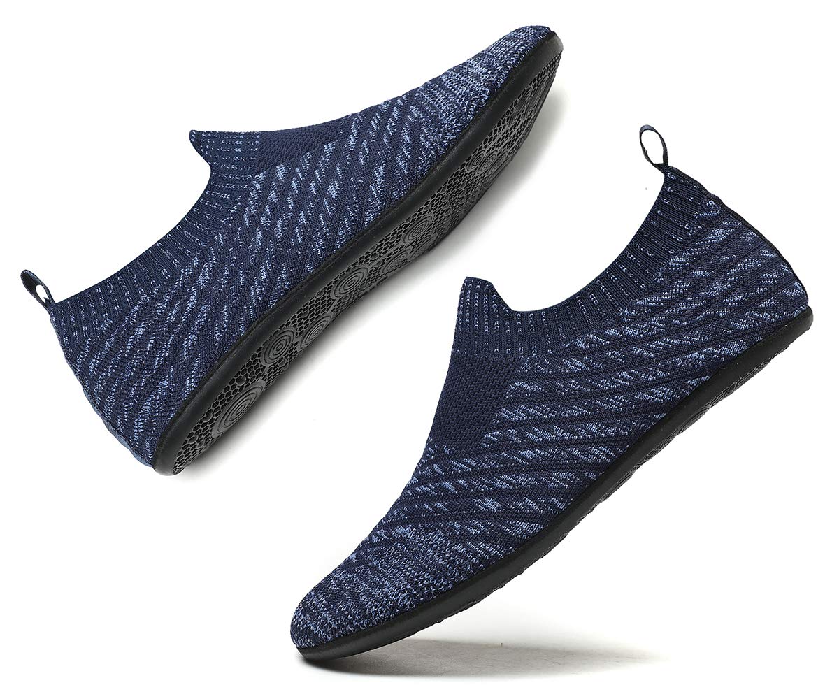 SLIPVEL Lightweight House Slippers - Non-Slip Indoor Home Yoga Shoes for Women & Men - Perfect for Relaxing at Home, Yoga Practice, and Spa Days