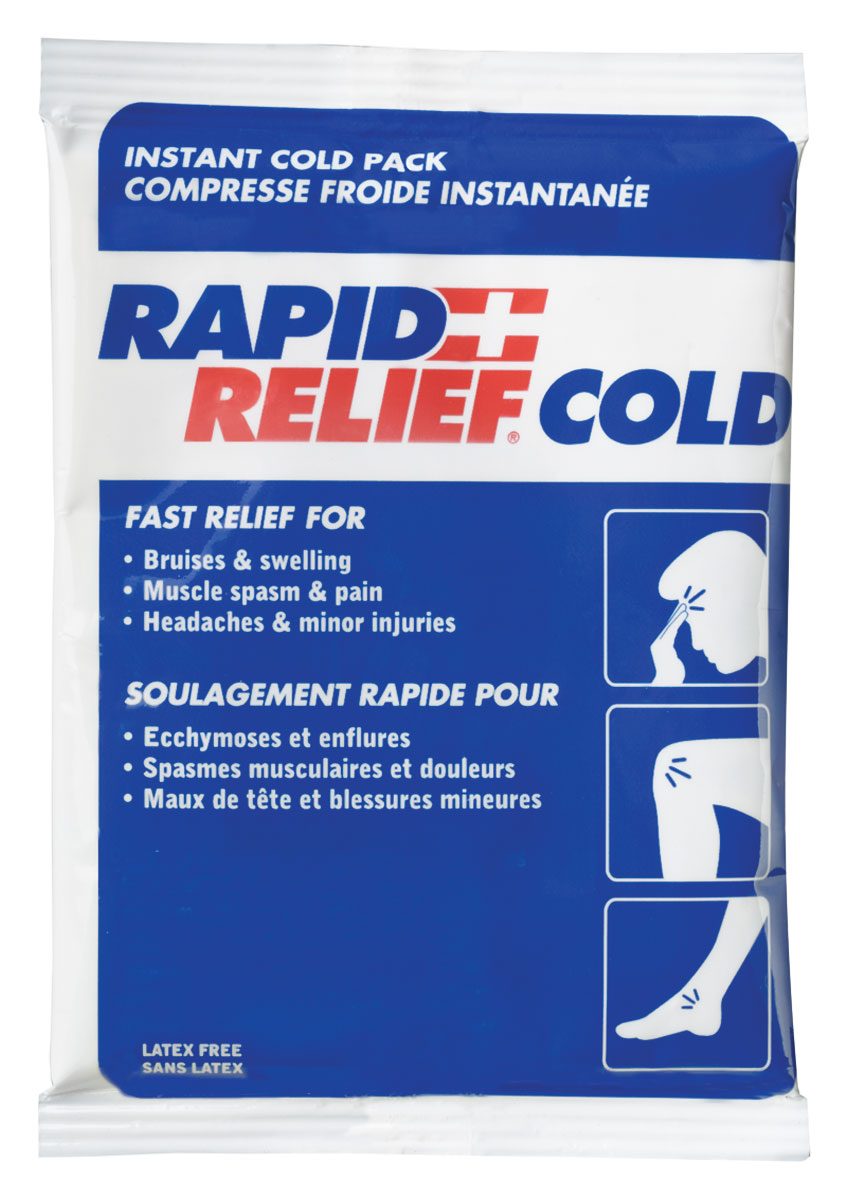 Instant Cold Pack Small (Case of 50) - Reusable Ice Packs for Injuries, Pain Relief, First Aid, Sports Recovery & Lunch Box Cooling