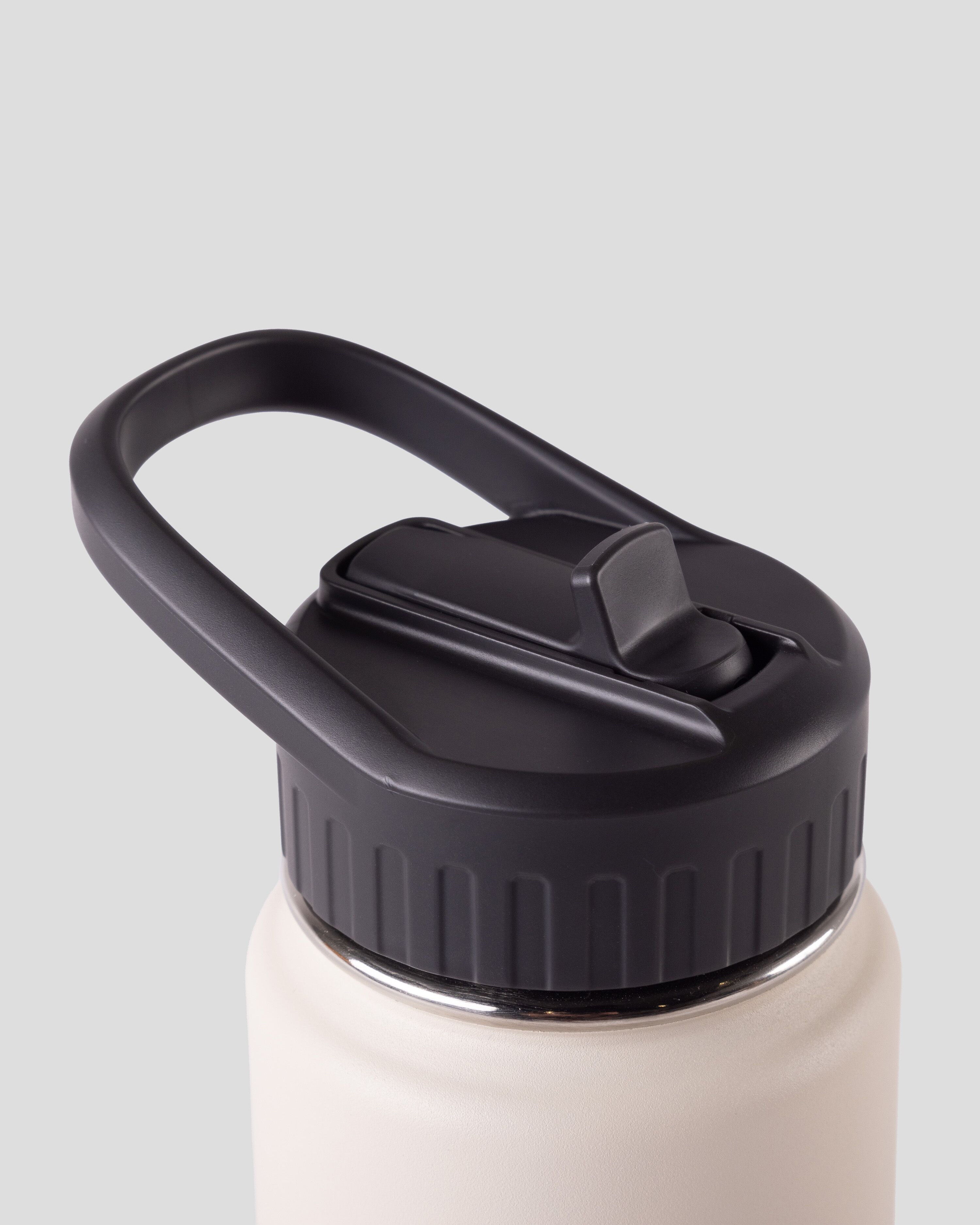 710ml Vanilla Insulated Straw Lid Water Bottle - Perfect for Gym, Hiking & Outdoor Activities