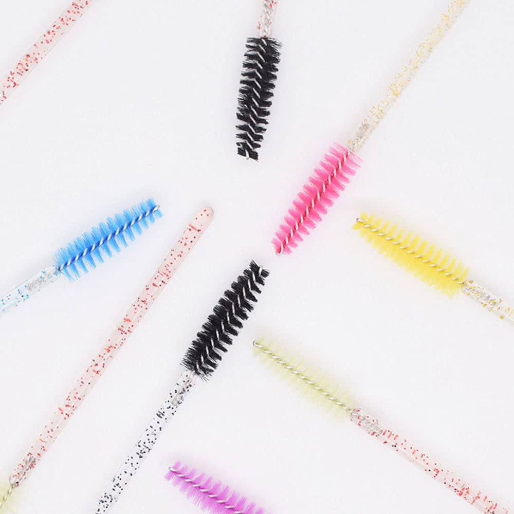 50 PCS Purple Eyelash Mascara Brushes - Professional Makeup Applicator Wands for False Lashes & Extensions - Perfect for Salon, Home Use & Travel Makeup Kits