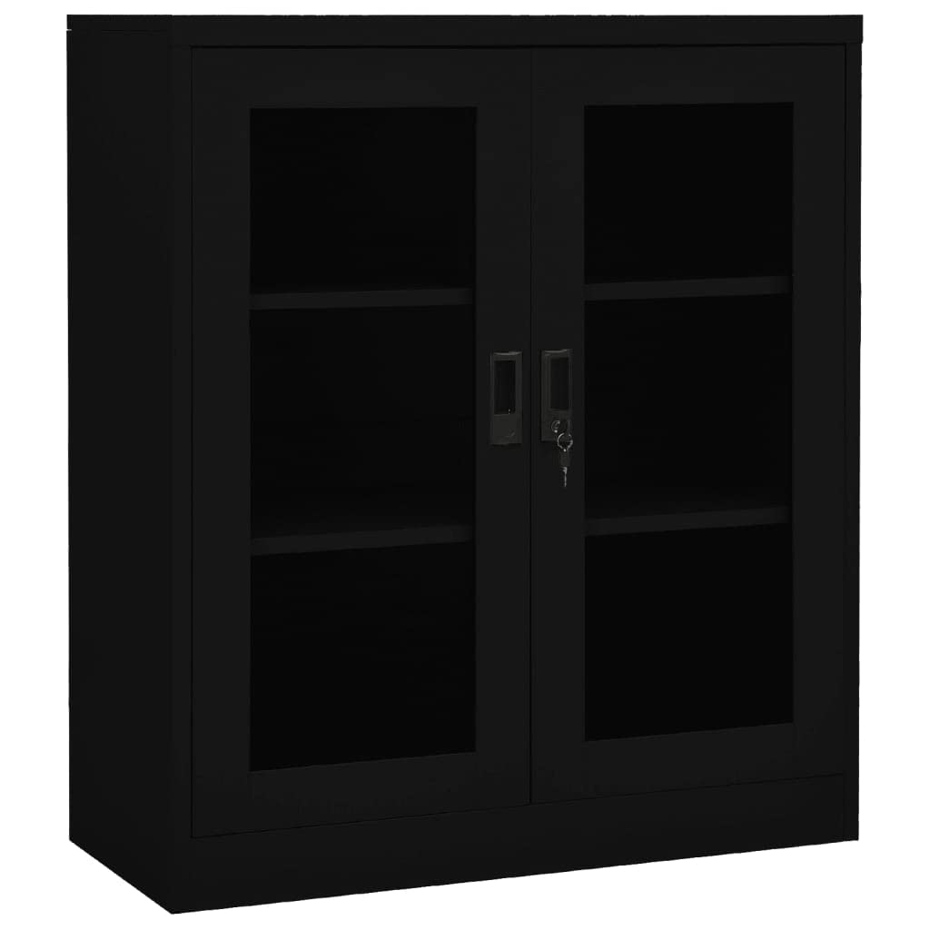 Modern Storage Cabinet with Doors - 35.4