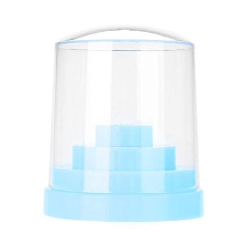 48 Holes Professional Nail Drill Bit Organizer Stand - Acrylic Nail Art Drill Bit Holder & Display Case for Manicure Tools (Blue) | Perfect for Nail Salons, Home Use & Professional Nail Technicians