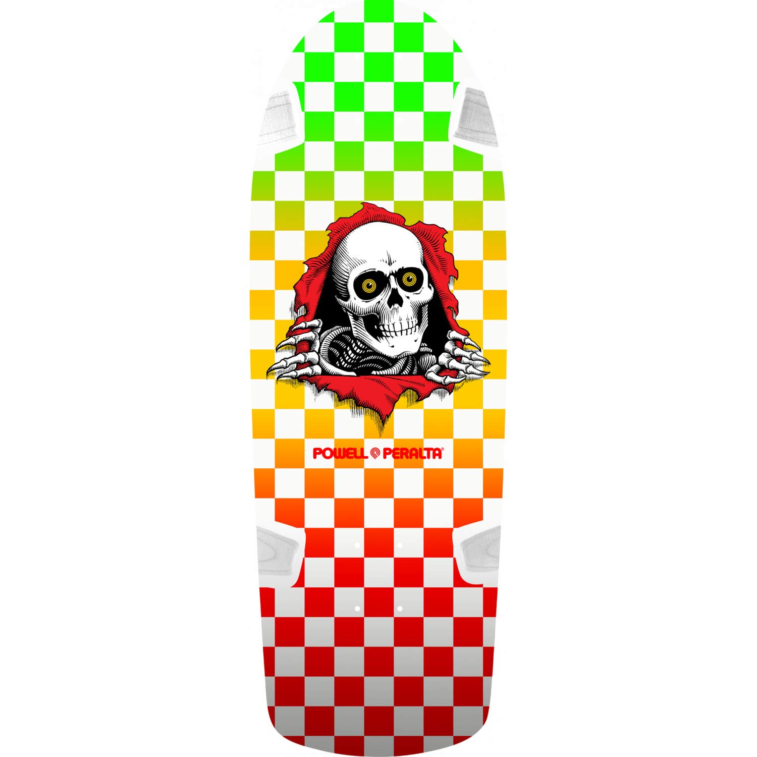Powell Peralta OG Ripper 11 Checker Skateboard Deck - Re-Issue Multi-Color Design | Perfect for Street Skating, Tricks & Collectors