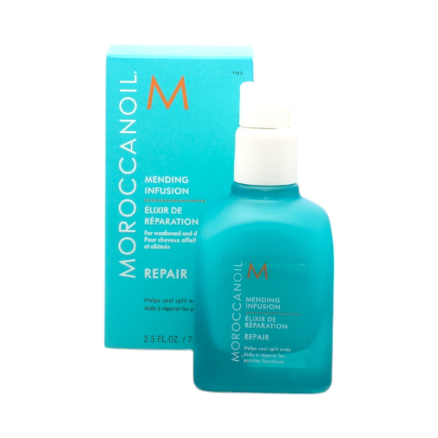 Moroccanoil Mending Infusion Hair Repair Treatment - 2.5 oz for Damaged & Dry Hair - Salon Quality Leave-In Conditioner for Split Ends & Breakage - Perfect for Daily Hair Care Routine & Post-Styling Protection