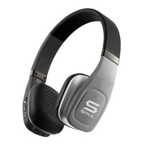 Soul SV3 Wireless Bluetooth On-Ear Headphones with Built-in Mic - Lightweight Comfort for Music, Calls & Gaming - Perfect for Travel, Workouts & Office Use