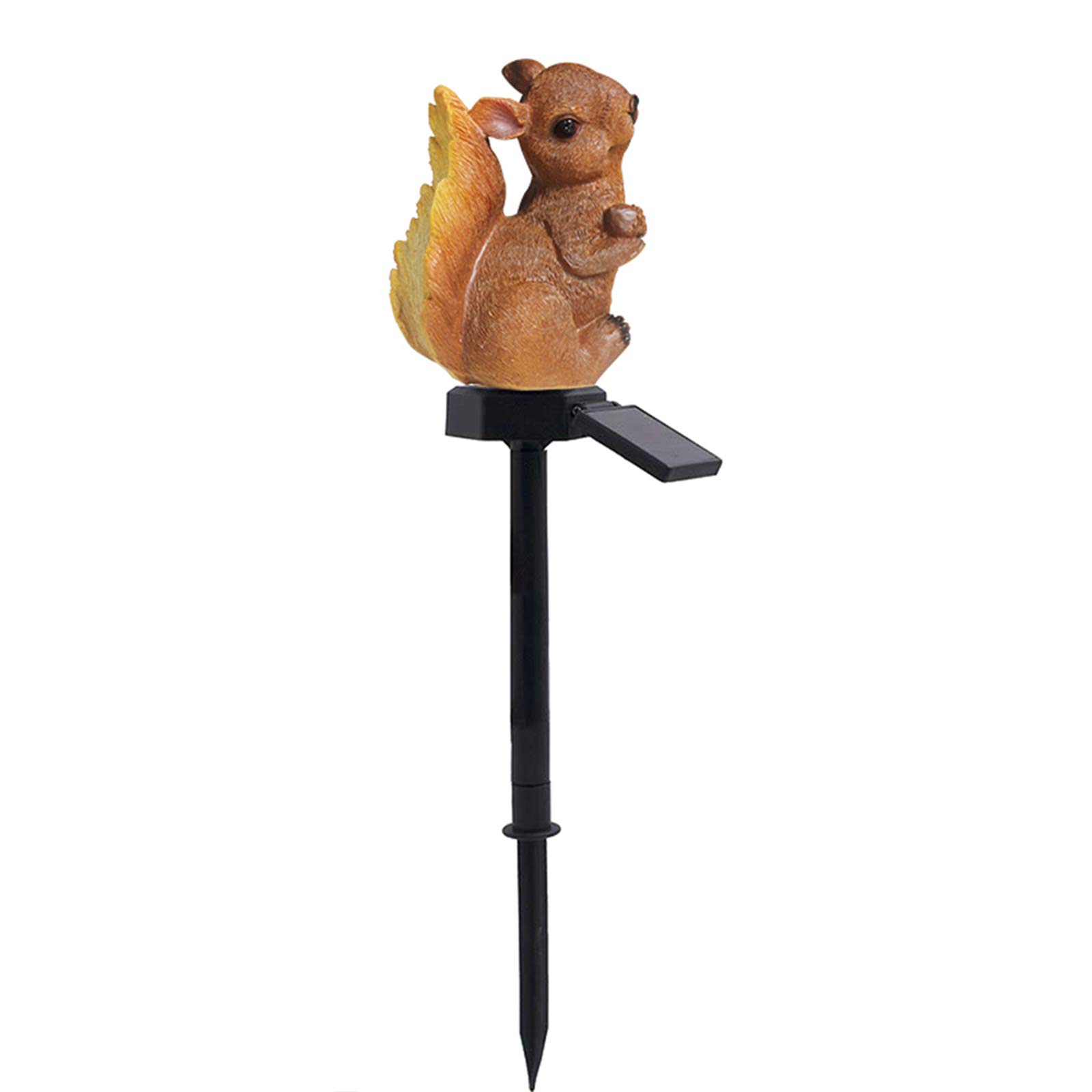 Solar Powered LED Squirrel Garden Lights - Animal Shaped Outdoor Stake Lighting for Walkway, Yard, Lawn & Street Decor | Weatherproof Landscape Lighting for Patio, Pathway & Garden Decorations
