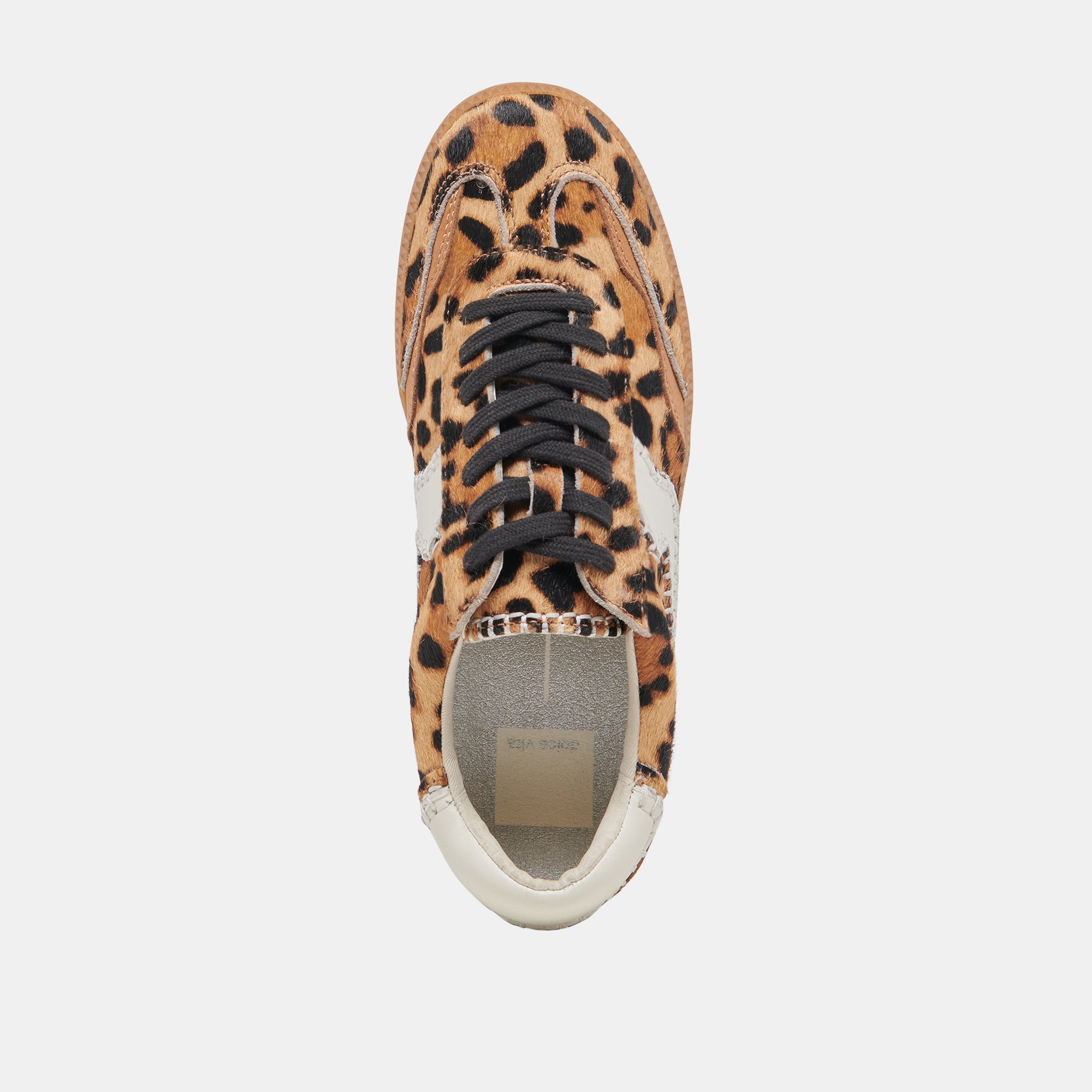 Notice Stitch Sneakers - DK Leopard Calf Hair Women's Fashion Shoes for Casual Wear & Street Style