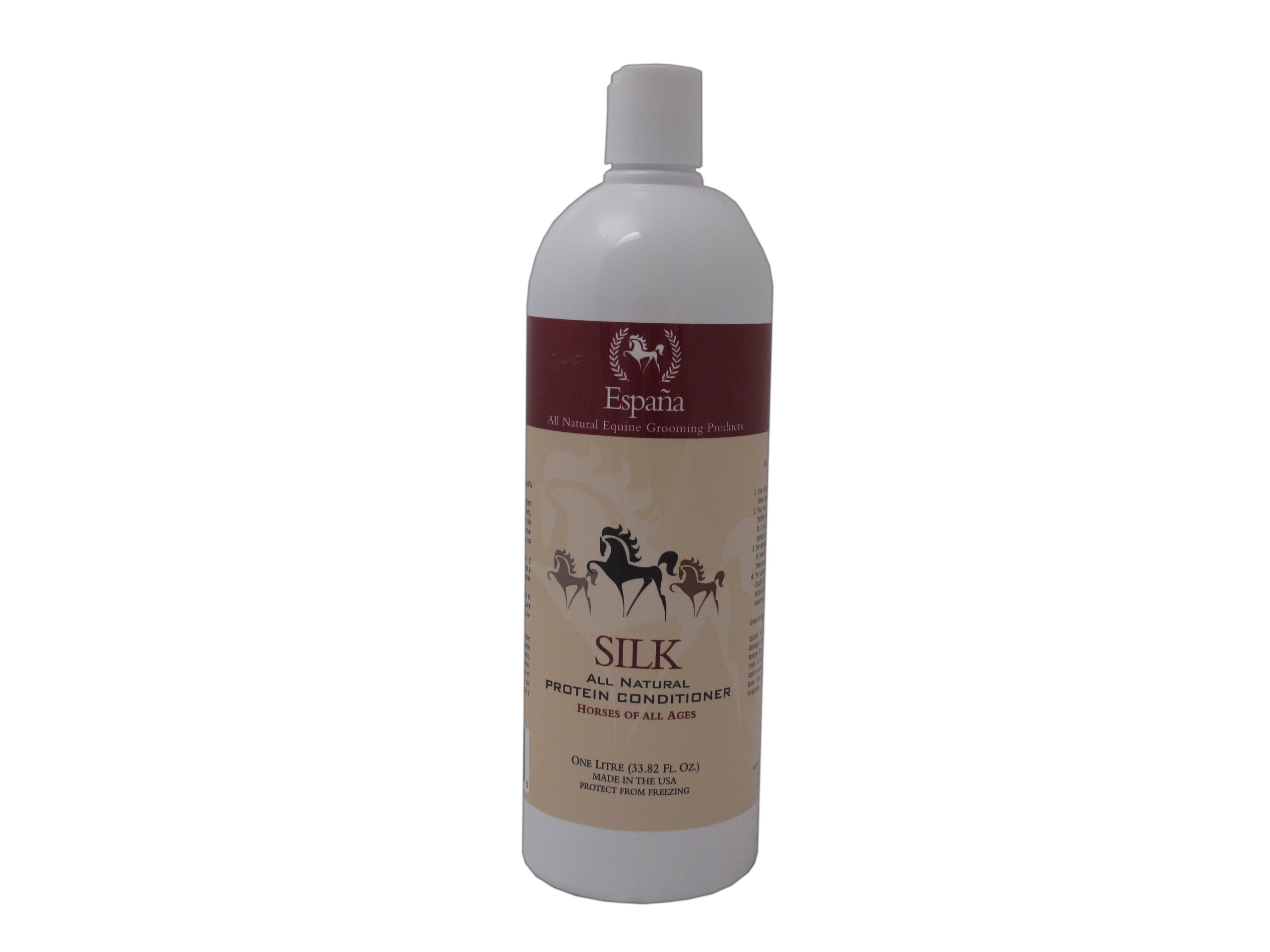Espana Silk ESP1020E Horse Silk Protein Conditioner - Deep Hydrating & Detangling for Shiny, Healthy Coat - Ideal for Show Horses, Racehorses & Daily Grooming
