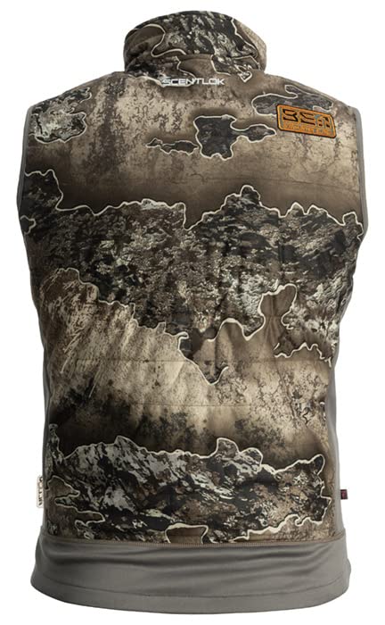 ScentLok BE:1 Reactor Plus Men's Electric Heated Hunting Vest - Battery Powered Warm Jacket for Cold Weather Outdoor Activities, Hunting, Camping & Winter Sports