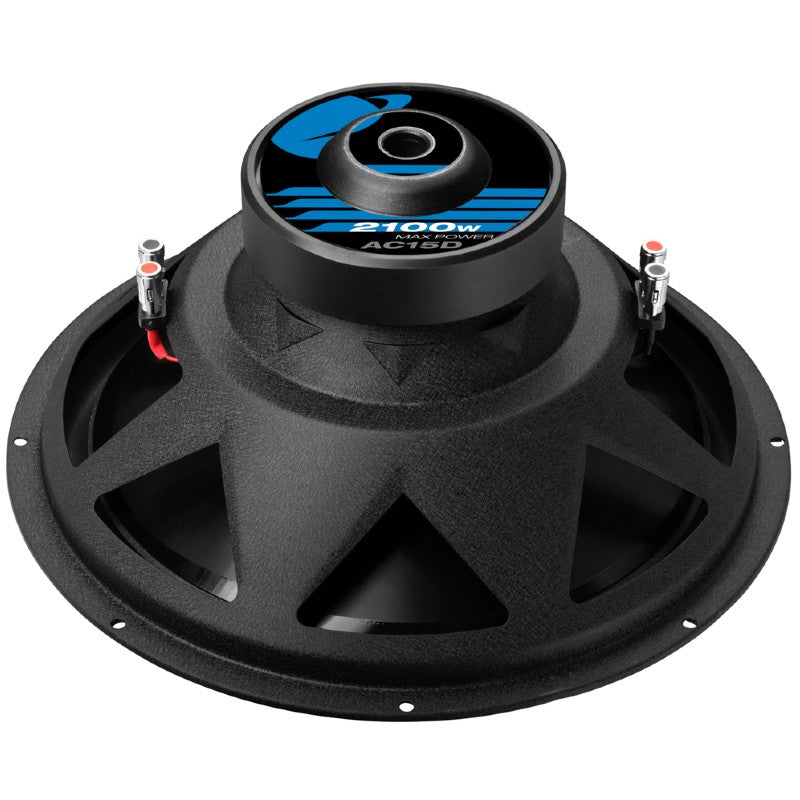 Planet Audio AC15D 15 Inch DUAL Voice Coil 4 Ohm 2100W Car Subwoofer - Powerful Bass for Car Audio Systems, Home Theater & DJ Setups