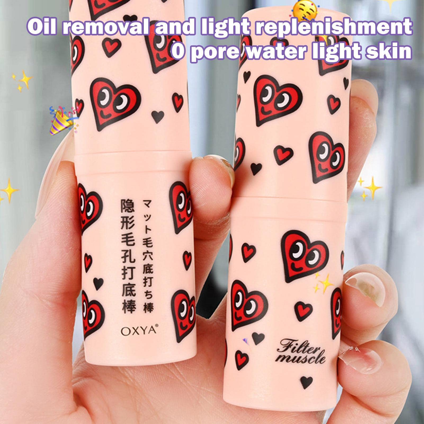 Hydrating Concealer Makeup Stick with Applicator - Lightweight, Long-Lasting Cover for Dark Circles, Blemishes & Large Pores | Highlight & Perfect Skin | Ideal for Daily Makeup, Photo Shoots & Special Events