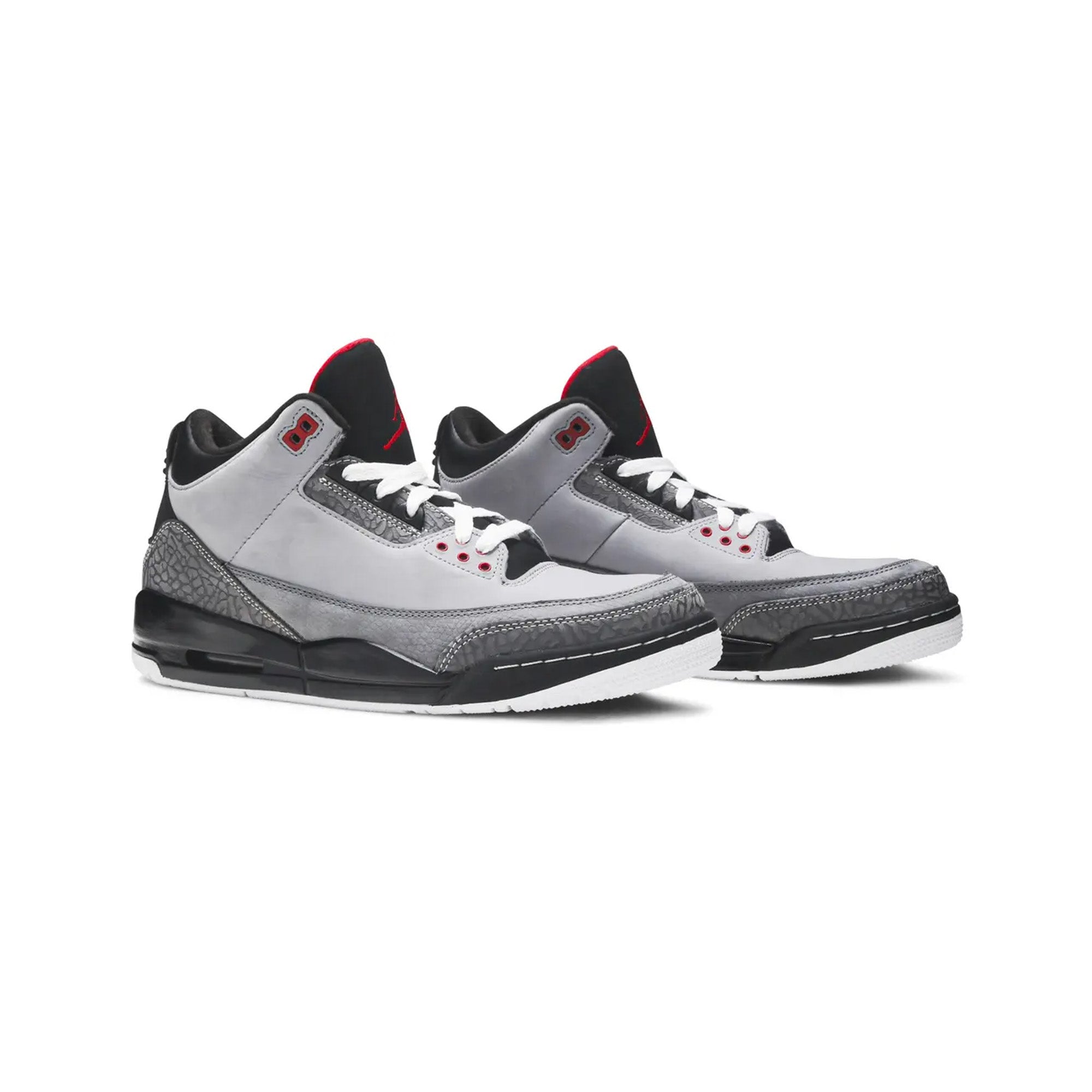 Air Jordan 3 Retro 'Stealth' (2011) - Men's Basketball Sneakers - Classic White & Gray Shoes for Casual Wear & Street Style