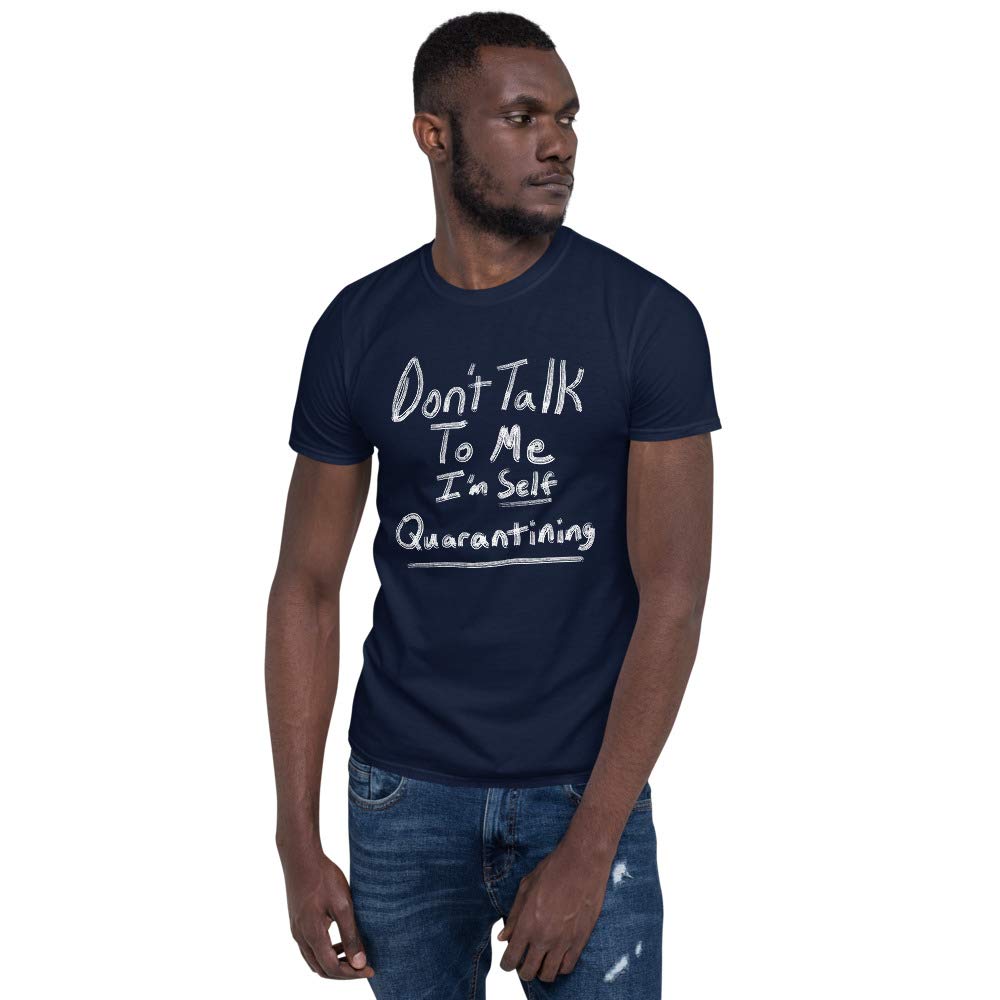 Self Quarantining Introvert T-Shirt - Funny Germophobe Gift for Home
