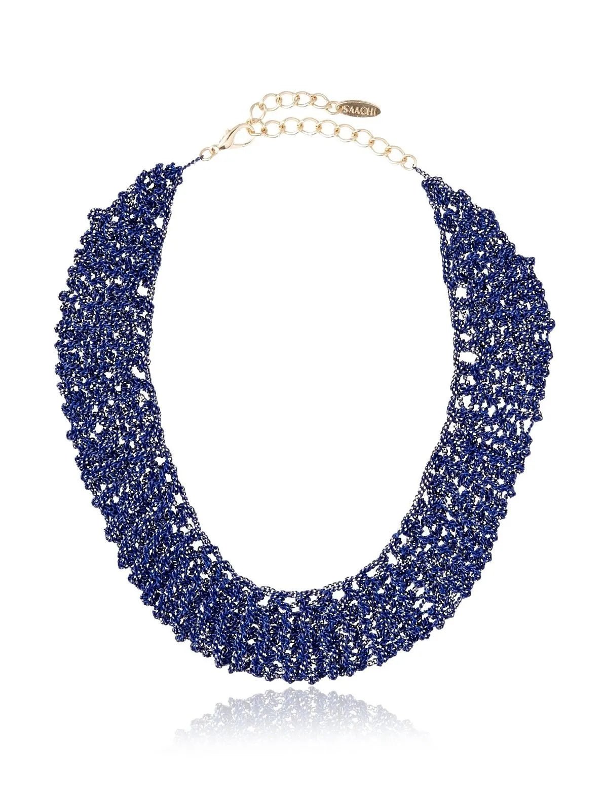 Handmade Crochet Chain Short Necklace for Women - Boho Chic Layering Jewelry for Everyday Wear & Casual Outfits