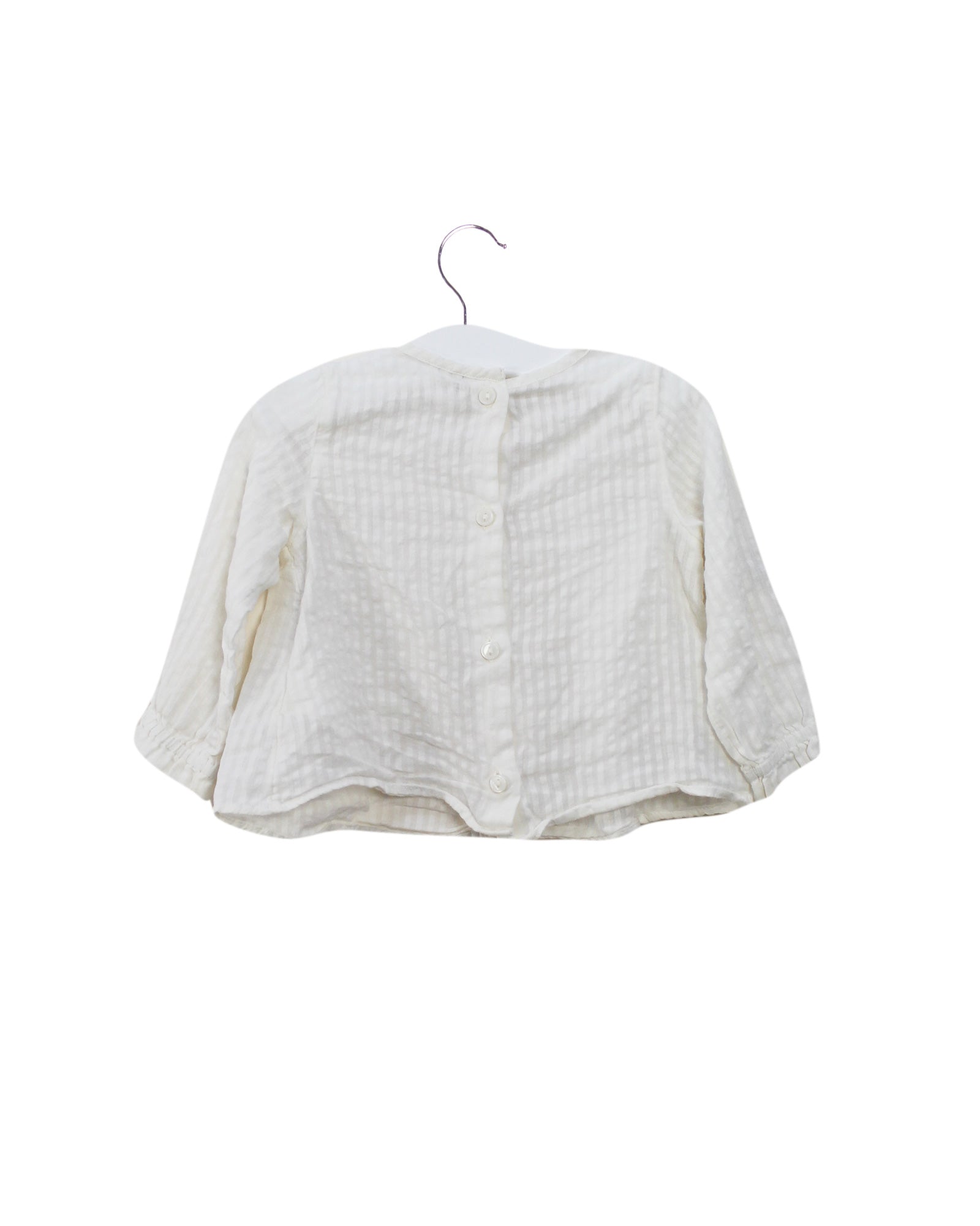 Arket Women's Long Sleeve T-Shirt - Soft Cotton Basic Top for Everyday Wear (Size 3-6 Months) - Perfect for Baby Outfits, Casual Wear & Photo Shoots