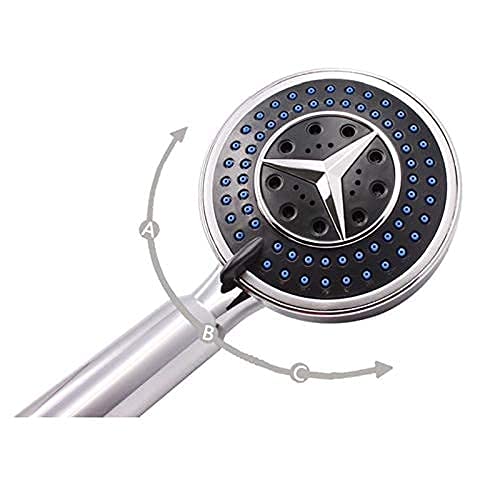 High Pressure Handheld Shower Head with Rainfall Spray - Portable Bathroom Shower Nozzle Set for Relaxing Spa Experience (Ideal for Home, RV & Camping)