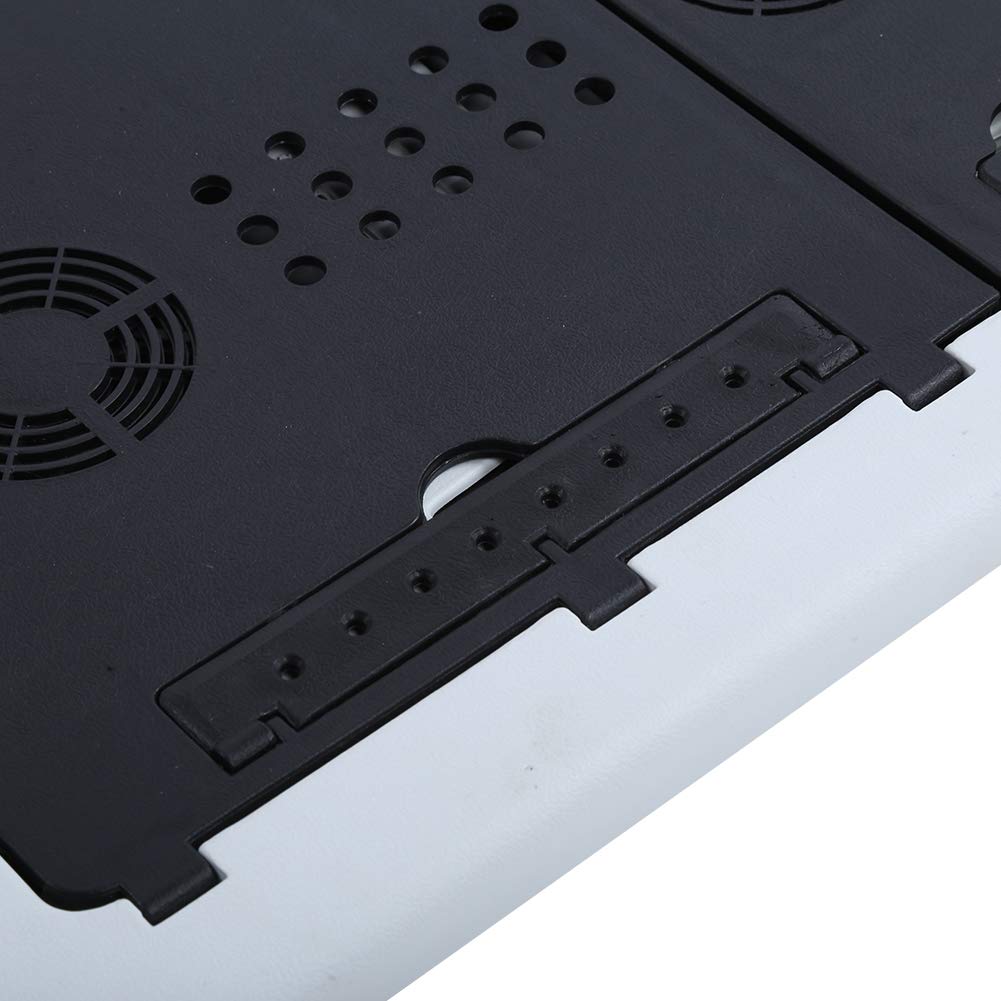 Adjustable Laptop Stand for Bed & Sofa - Portable Lap Desk with Cooling Fan - Ergonomic Bed Tray for Work, Study & Entertainment in Bed or Couch