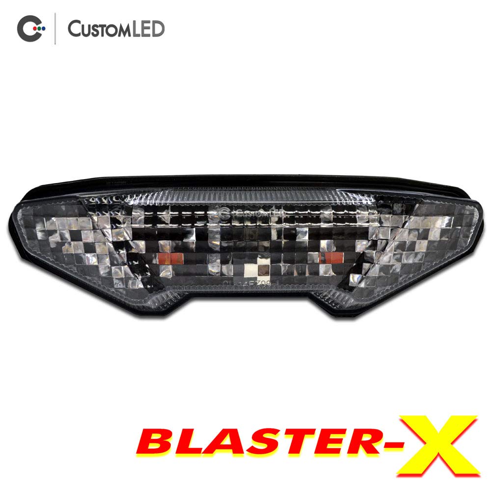 Blaster-X Integrated LED Tail Light for 2019-2020 Yamaha Tracer 900 & 900 GT (Clear Lens) - High Visibility Brake Light for Motorcycle Safety & Night Riding