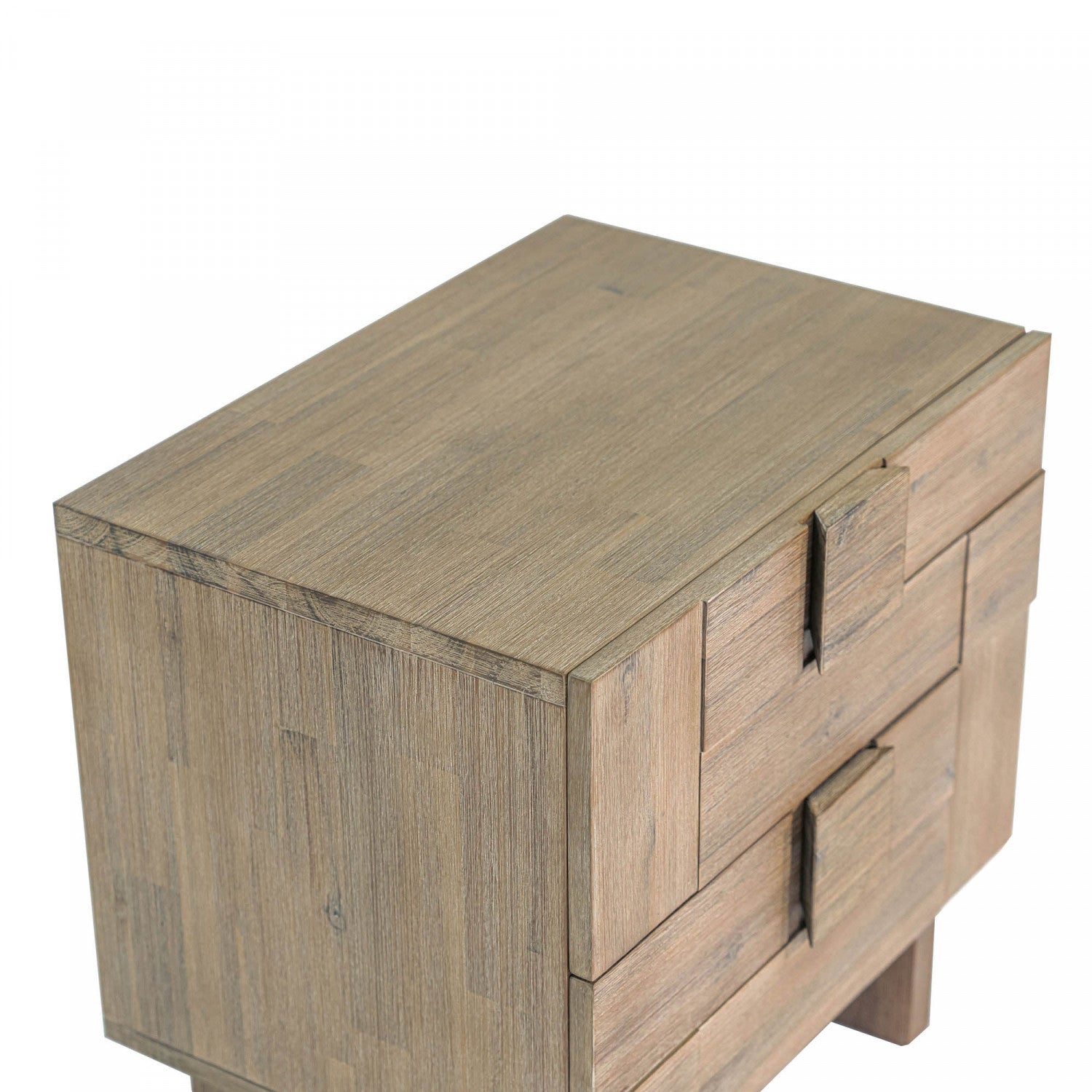 Brumont Brown Nightstand - Modern Bedside Table with Storage for Bedroom, Living Room & Office