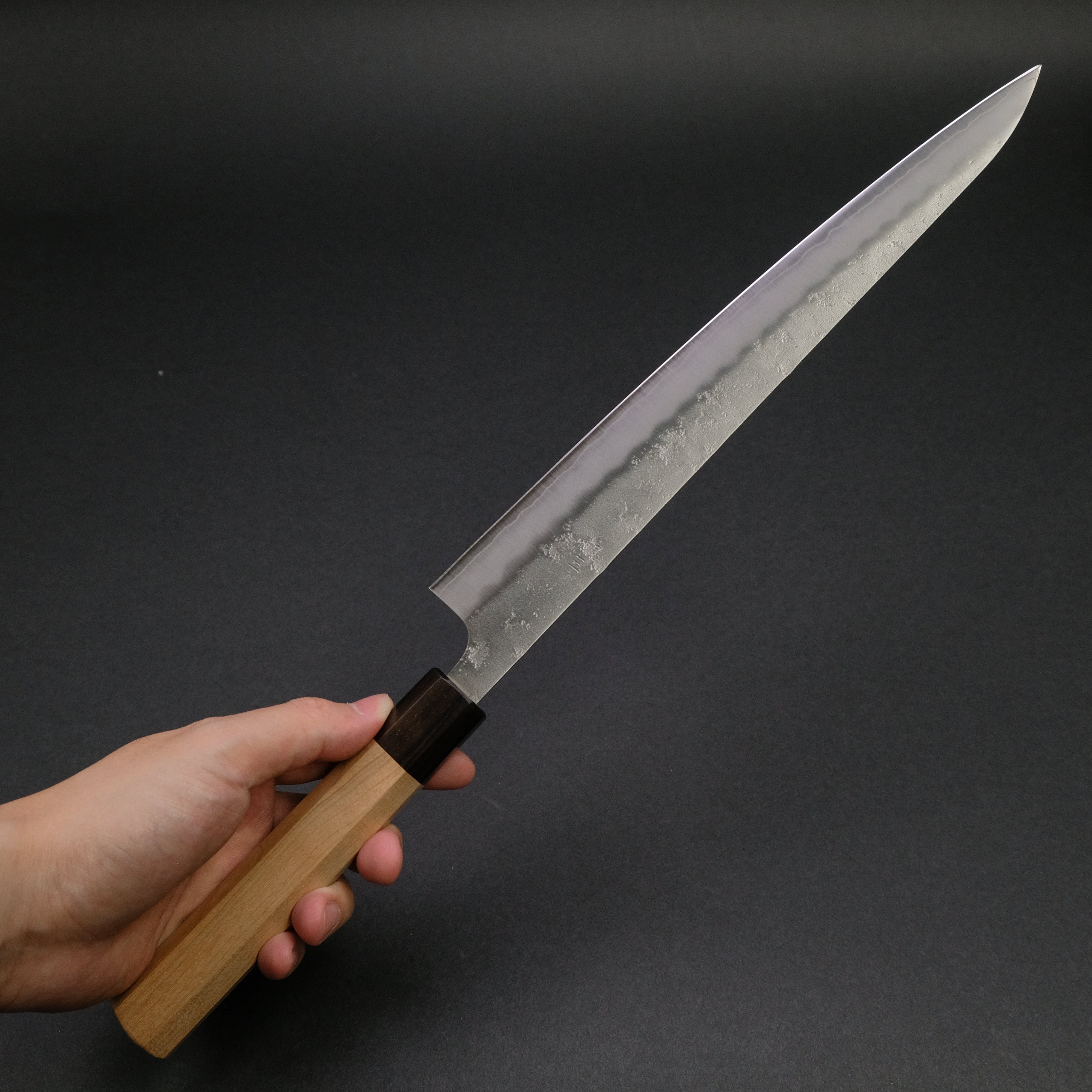 Hitohira Futana S3 Nashiji Sujihiki 270mm Japanese Chef Knife - Cherry Wood Handle for Slicing Meat, Sushi & Precision Cutting - Perfect for Home Chefs & Professional Kitchens