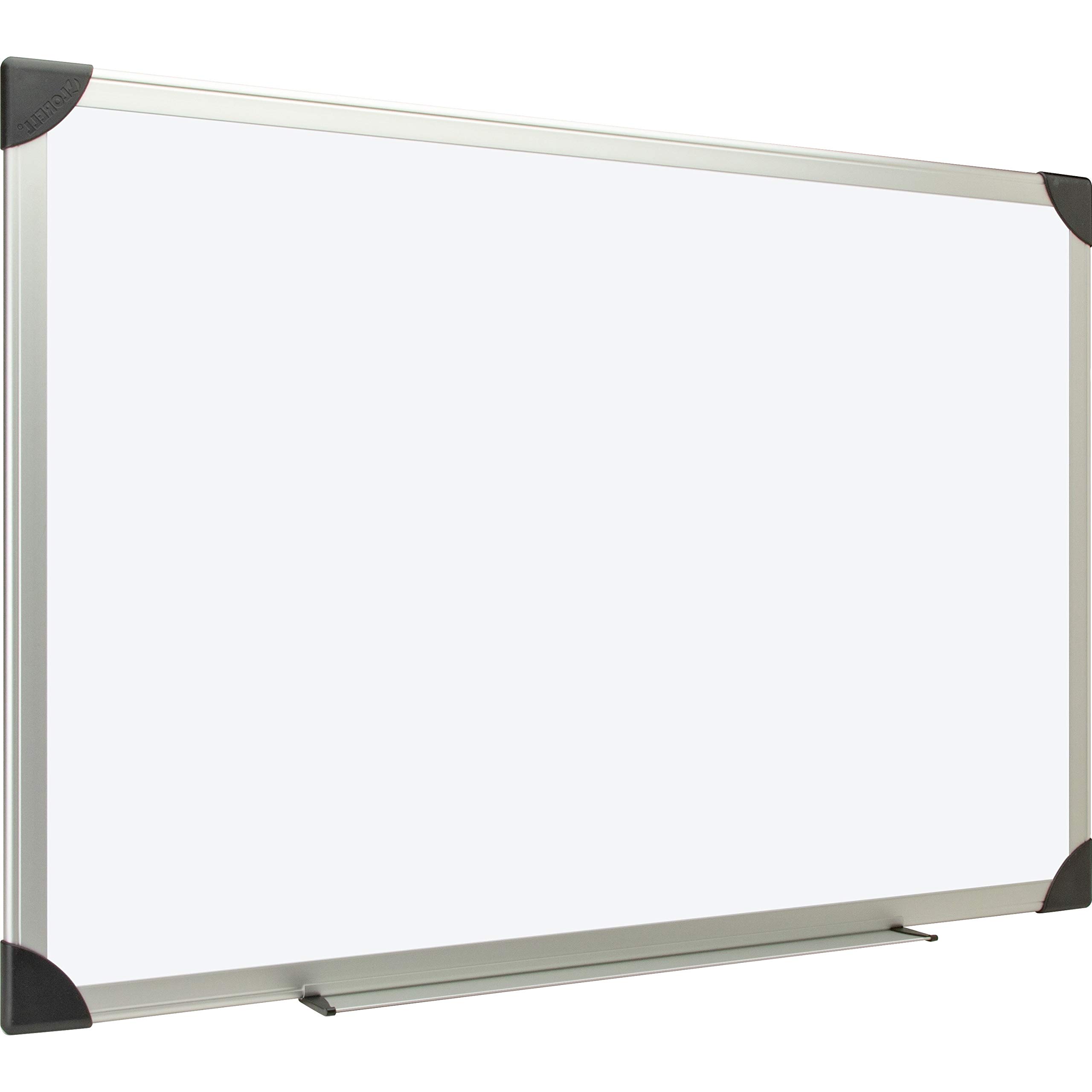 Lorell 55653 6-Ft x 4-Ft Dry-Erase Whiteboard with Aluminum Frame - Perfect for Office Meetings, Classroom Teaching & Home Organization