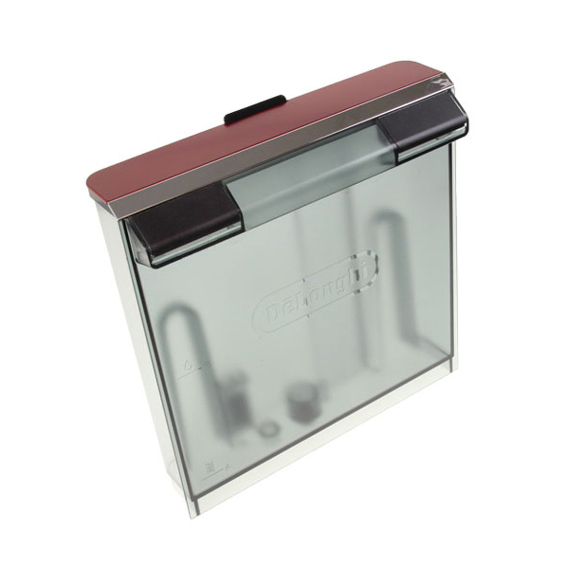 DeLonghi Water Tank Assembly - Replacement Part 5513271899 for Coffee Makers - Durable Red Plastic Tank for Home & Office Use
