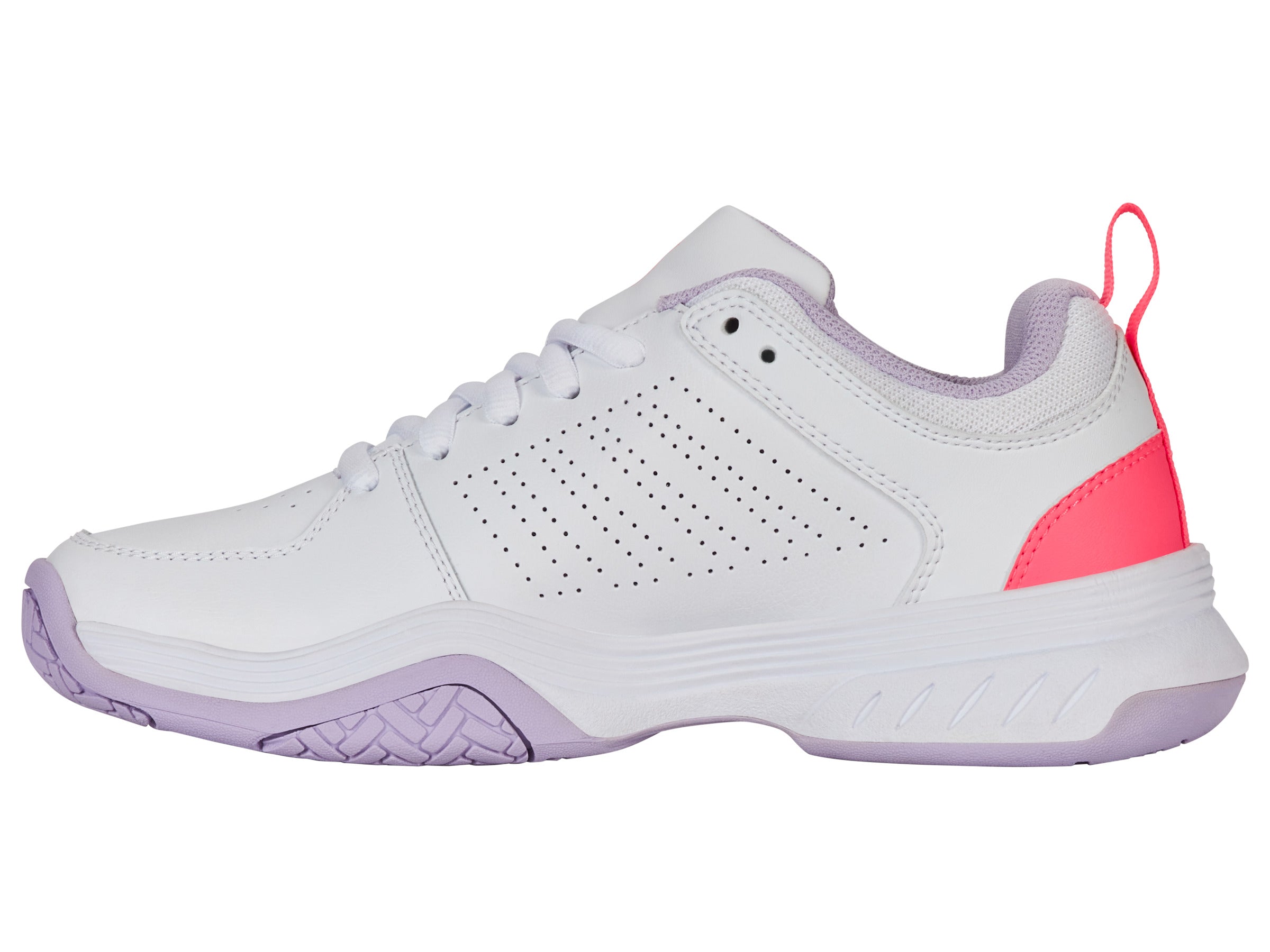 Nike Court Express 2 Women's Tennis Shoes - White/Orchid Petal/Neon Blaze | Lightweight Comfort for Casual Wear & Court Sports | Perfect for Gym, Running, and Everyday Fashion