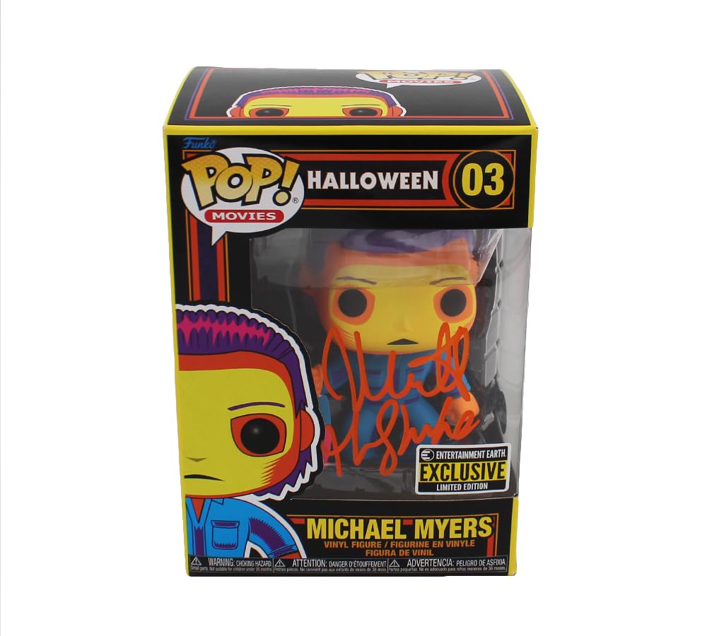 Nick Castle Autographed Halloween Michael Myers Funko Pop - Signed Collectible for Horror Fans & Movie Memorabilia Enthusiasts - Perfect for Display, Gifts, and Halloween Decorations