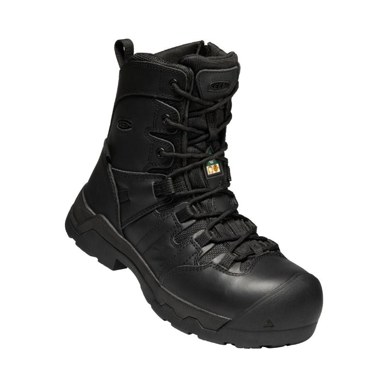 Keen Oshawa 1024203 Women's Size 8 Waterproof Composite Toe Work Boots with Side Zipper - Durable Safety Shoes for Construction, Landscaping & Outdoor Work