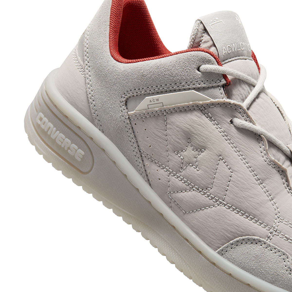 A COLD WALL* Weapon Ox Sneakers in Flint Grey - Men's High-Top Streetwear Shoes for Urban Fashion & Casual Wear