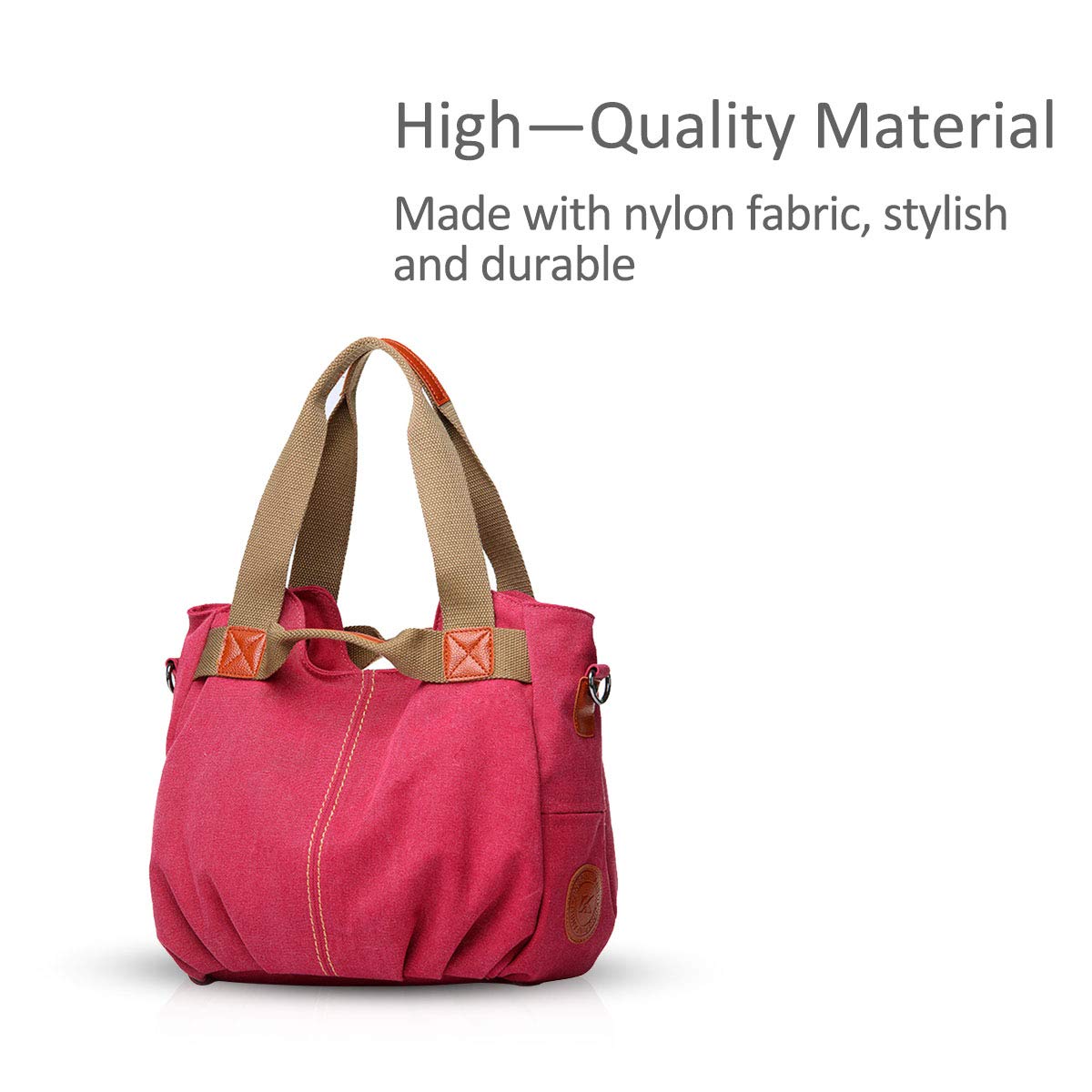 NICOLE&DORIS Women's Canvas Tote Bag - Stylish Shoulder Bag & Hobo Handbag for Everyday Use | Perfect for Work, Shopping, and Travel