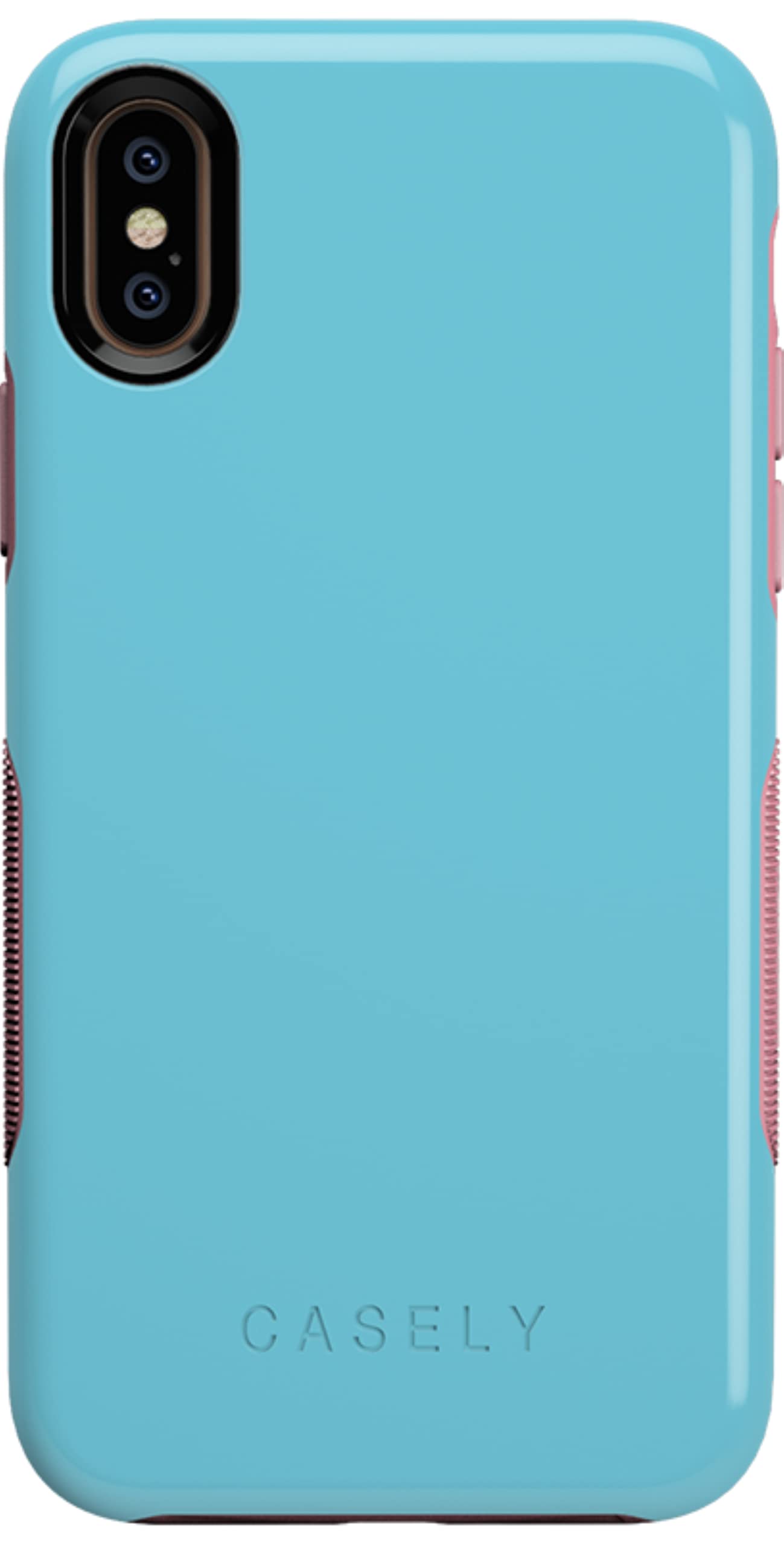 Casely iPhone Xs Max Phone Case - Cotton Candy Electric Blue Protective Cover | Slim Fit Shockproof Case Compatible with iPhone Xs Max (2018) | Perfect for Everyday Use, Travel & Outdoor Activities
