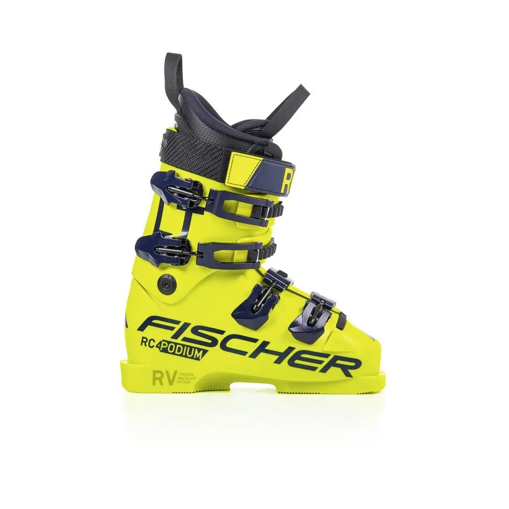 Fischer RC4 PODIUM LT 70 Junior Ski Boots 2026 - High-Performance Alpine Ski Boots for Kids & Teens - Perfect for Racing, Training & Mountain Skiing